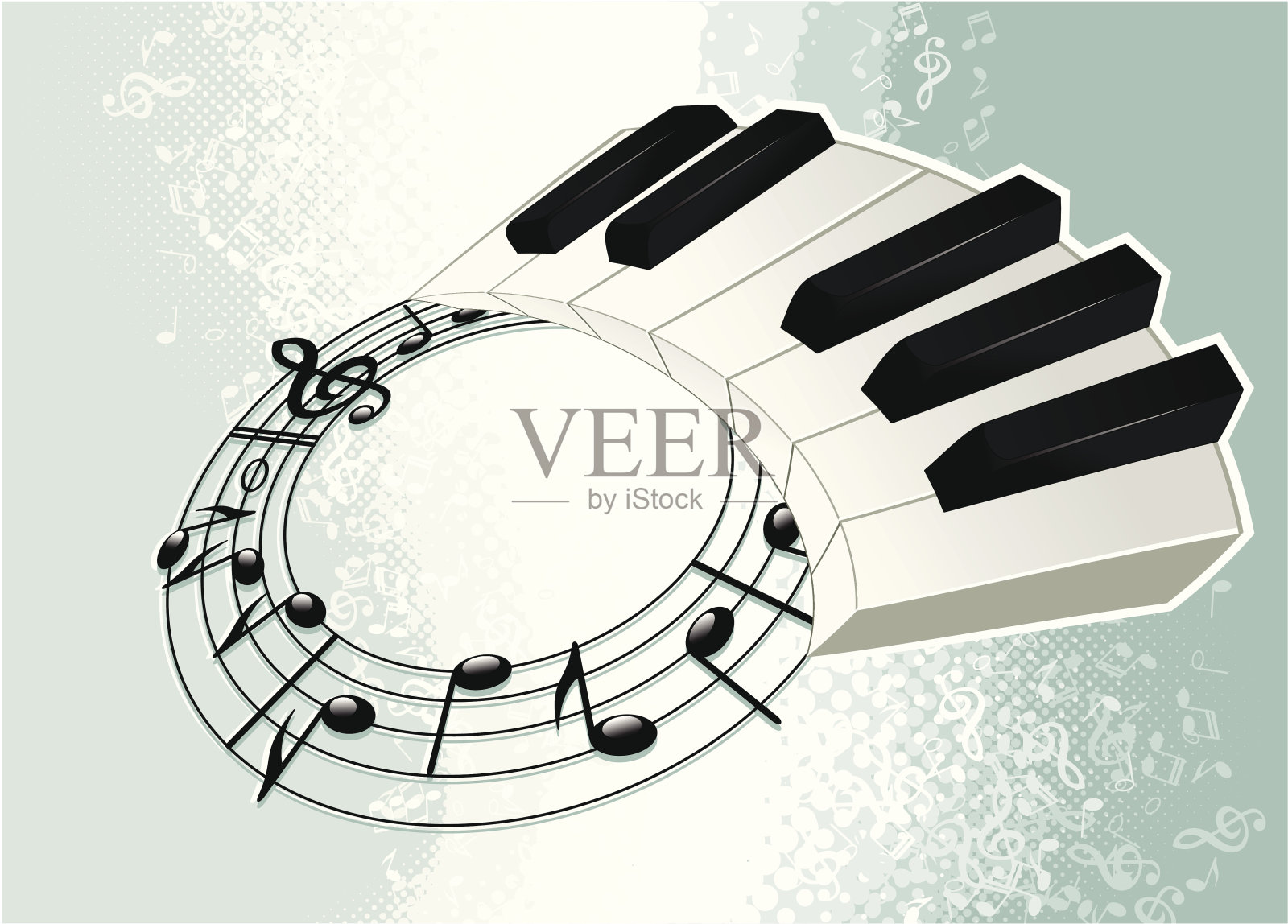 音乐计划插画图片素材