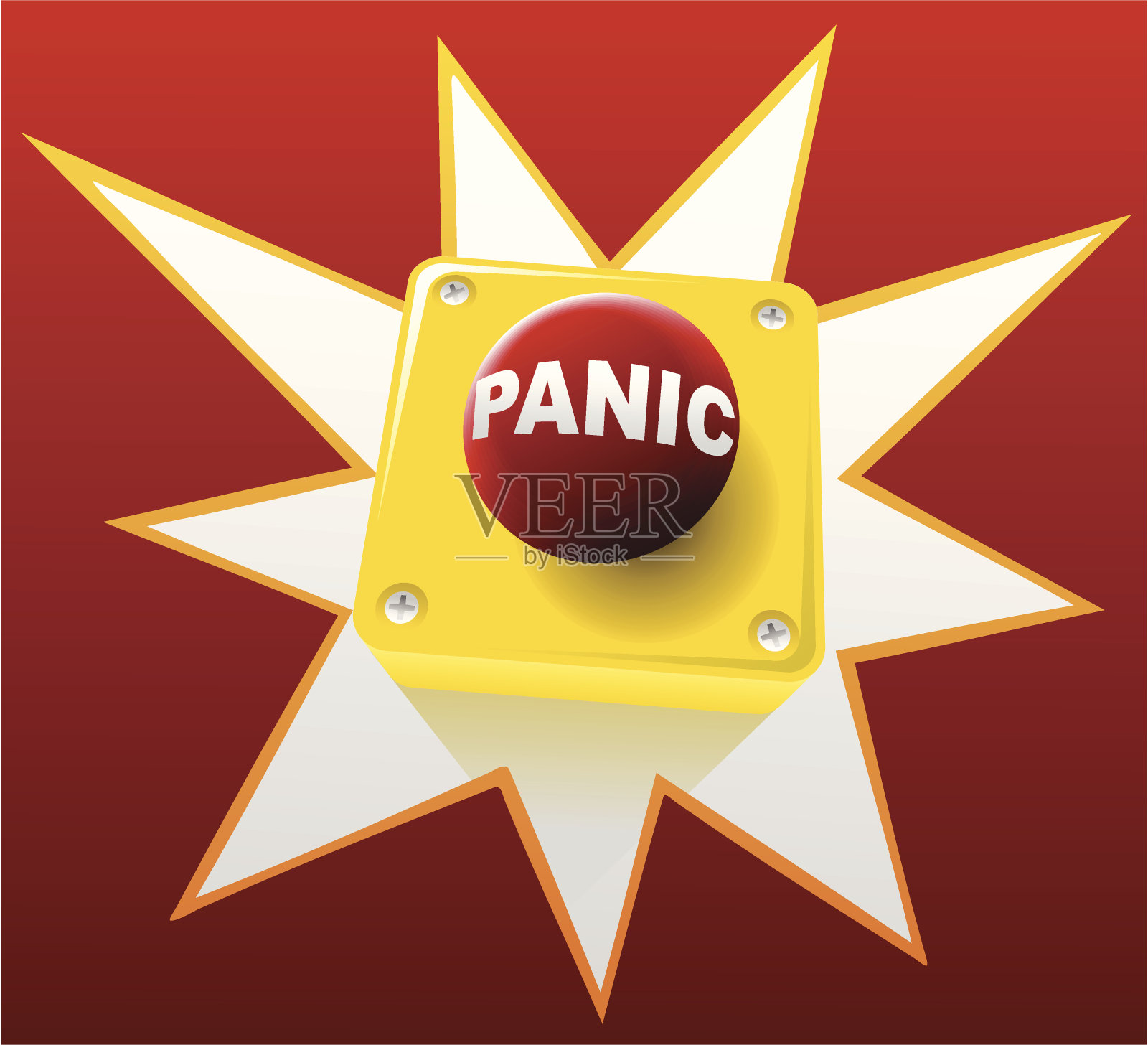 惊慌失措设计元素图片