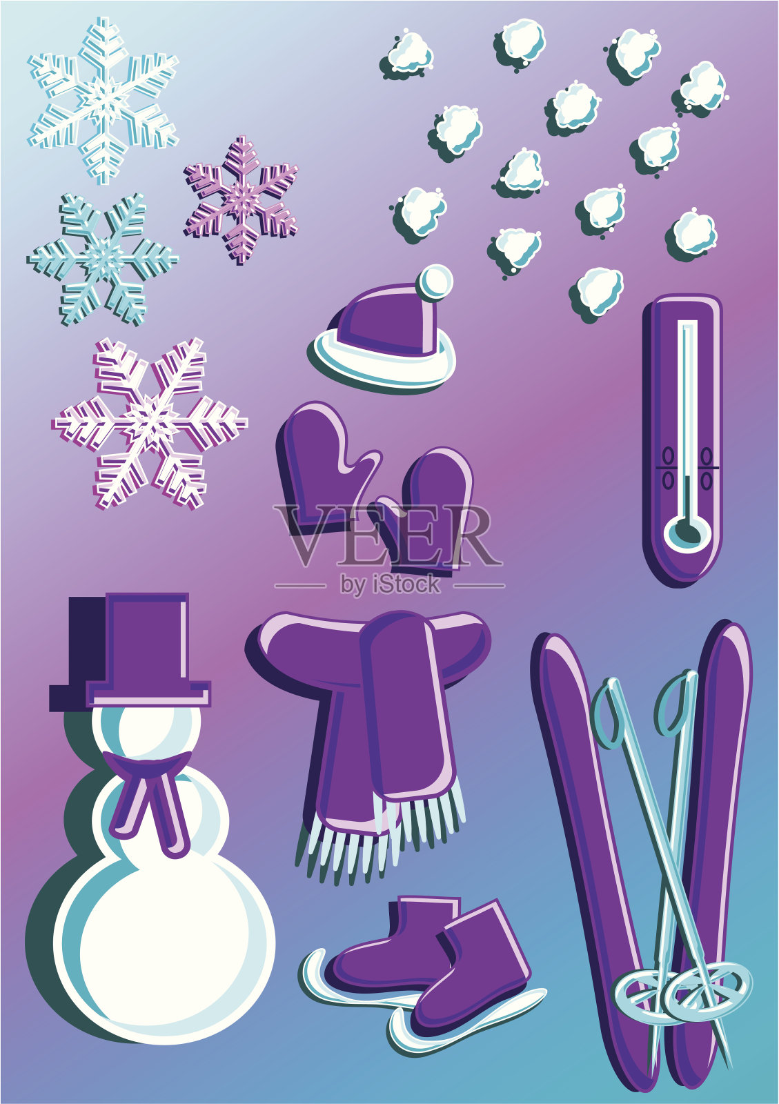 快乐的孩子插画图片素材