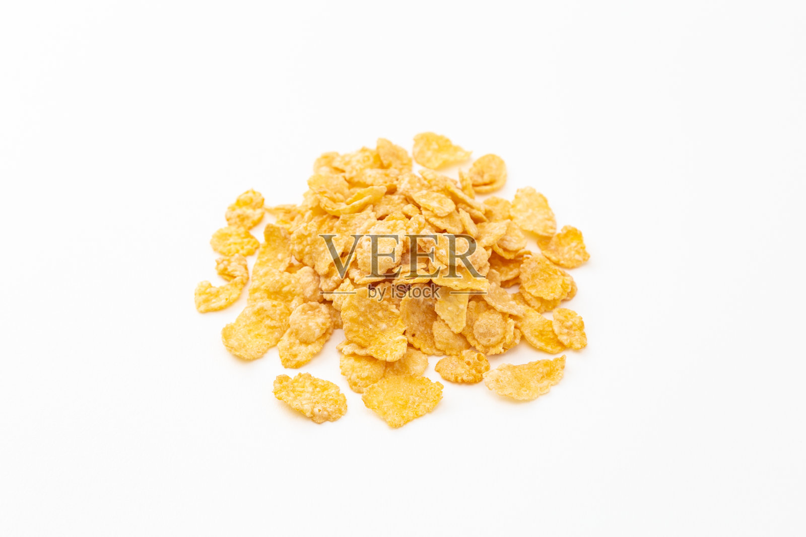 白色背景上的谷物。照片摄影图片