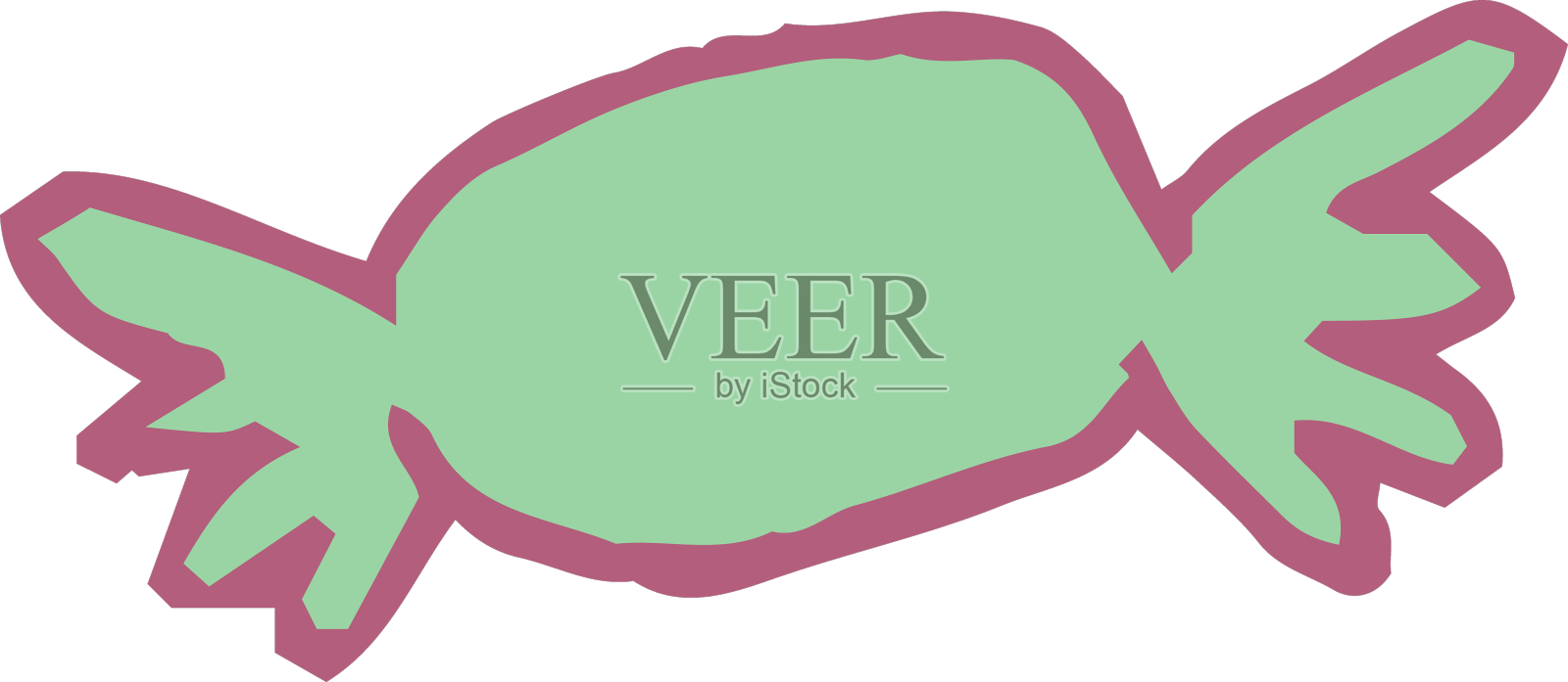 孩子们在糖果包装纸上画的涂鸦设计元素图片