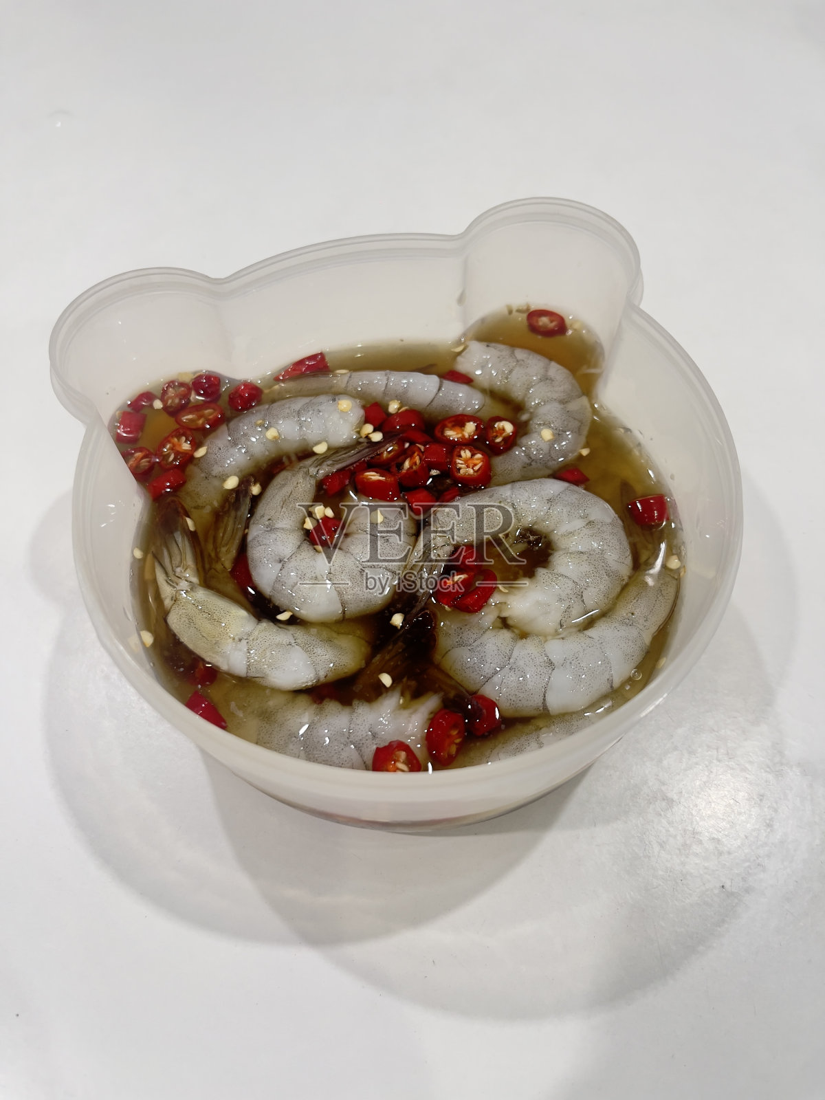 腌虾照片摄影图片