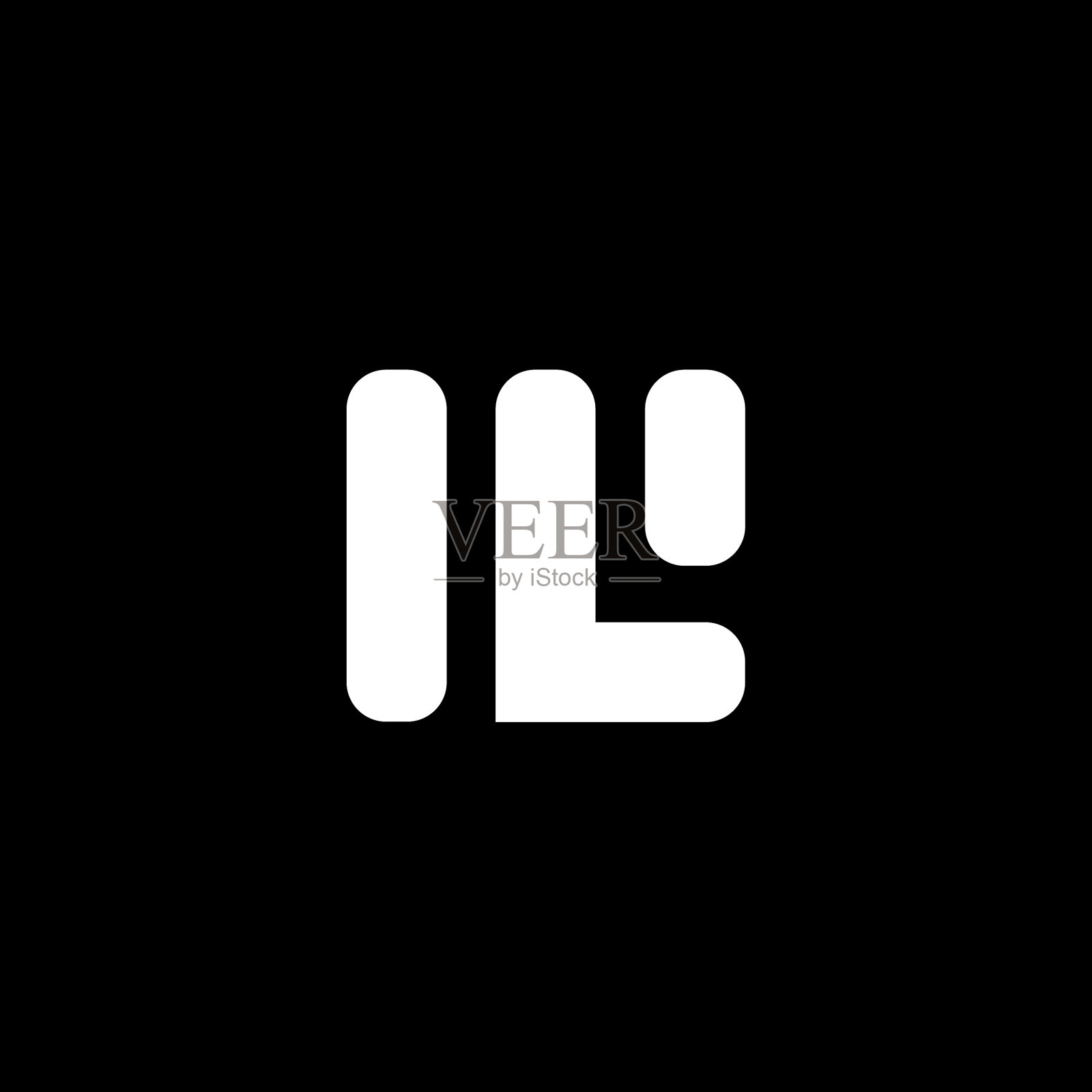 L字标志套装插画图片素材