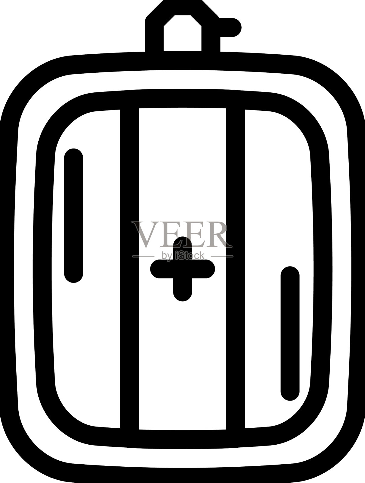 白色平衡工具线图标插画图片素材