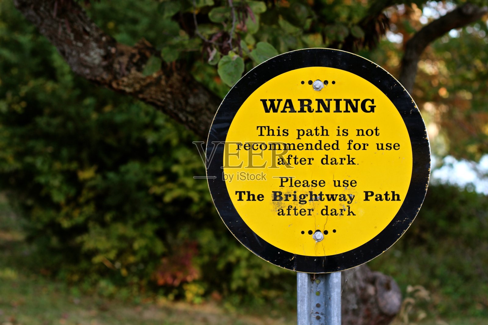 警告照片摄影图片