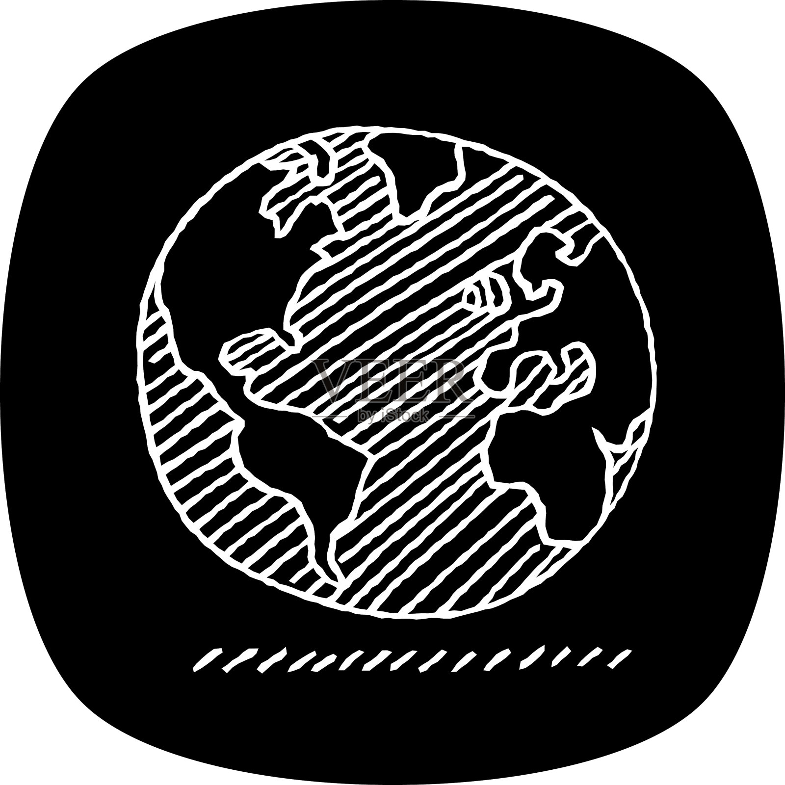 地球涂鸦3插画图片素材