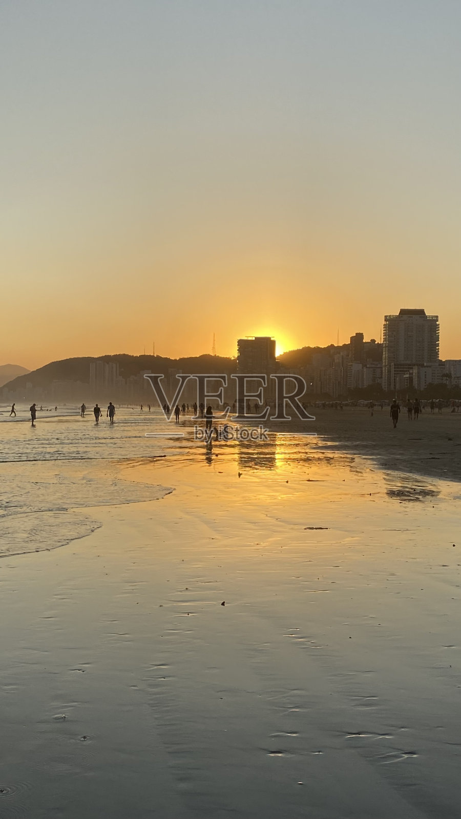 大海和沙滩照片摄影图片