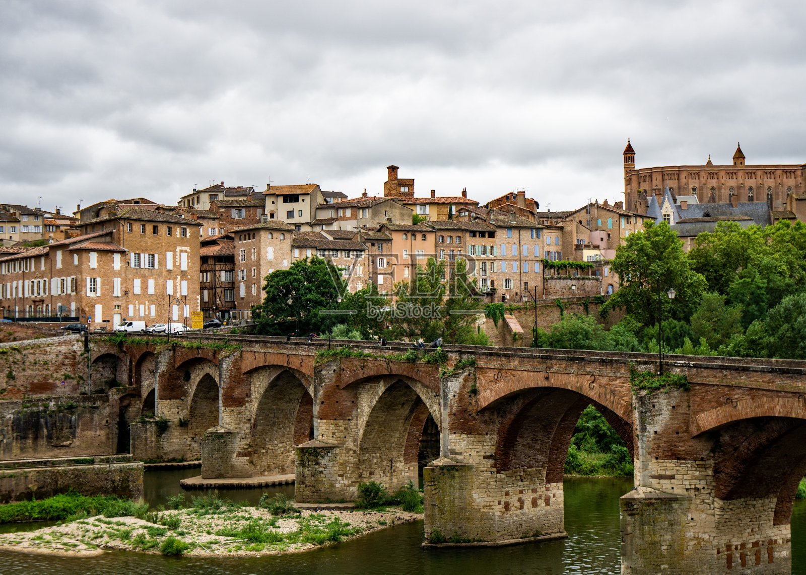 阿尔比古城照片摄影图片