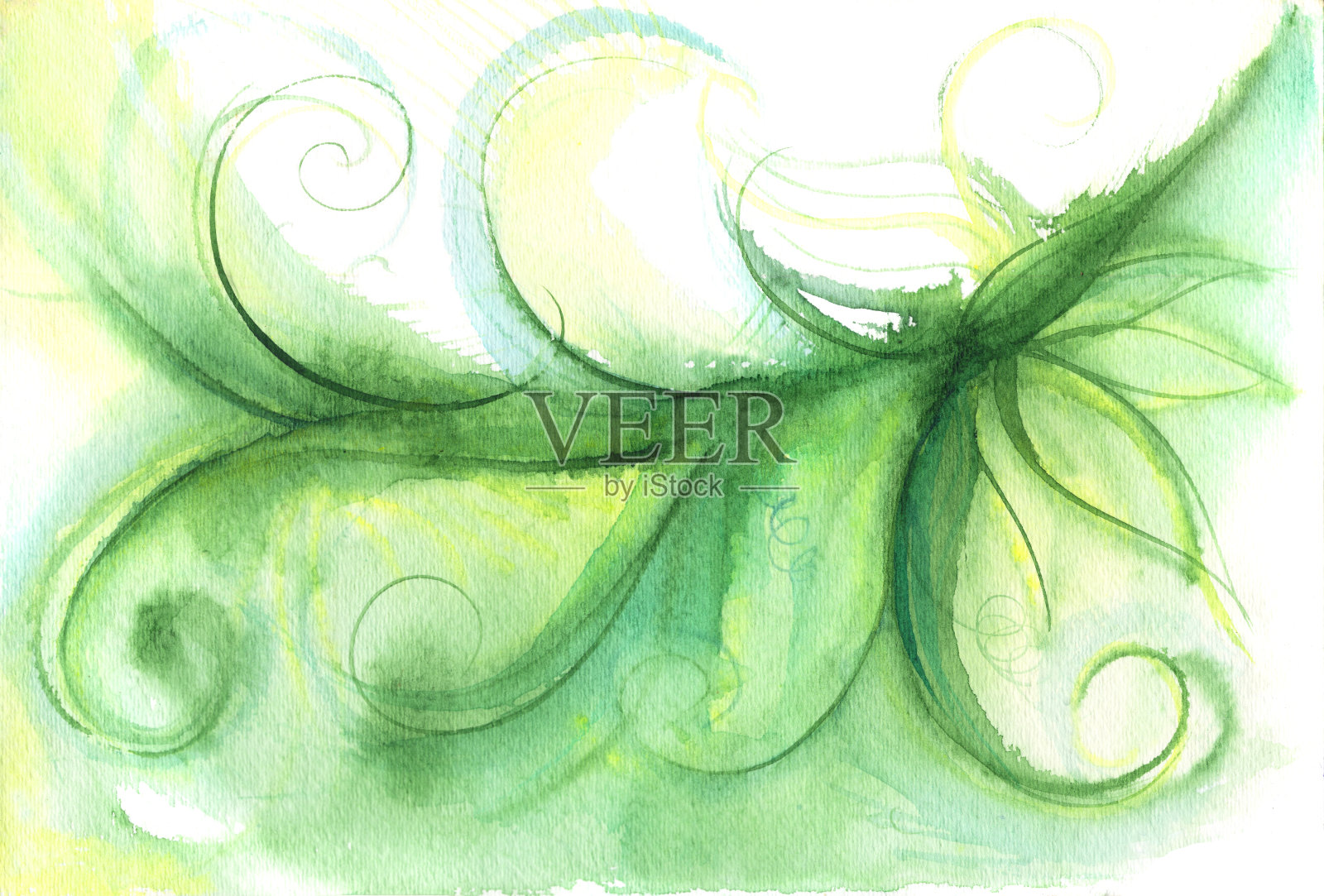 简单的春天插画图片素材