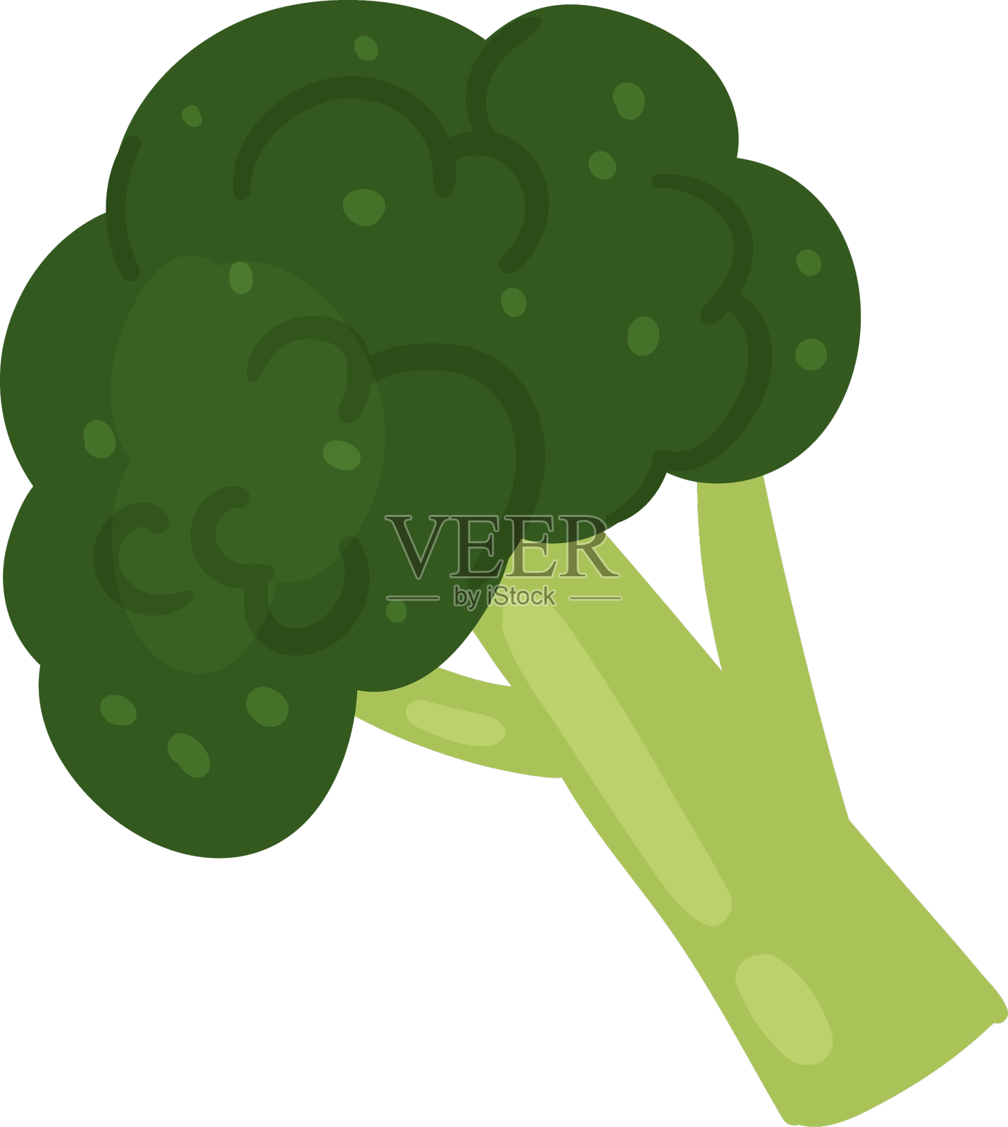 西兰花卷心菜蔬菜素食产品设计元素图片