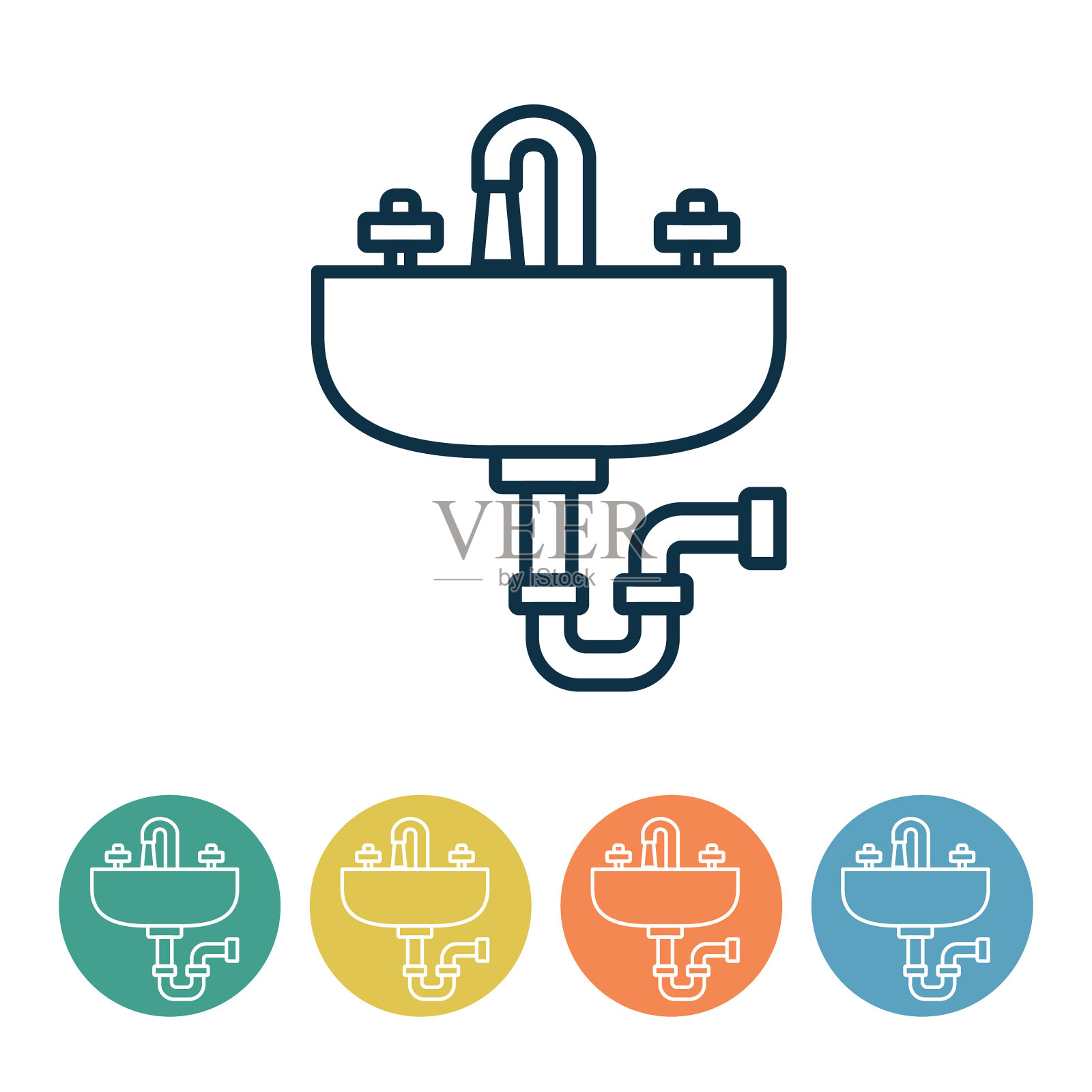 家居装饰DIY图标插画图片素材