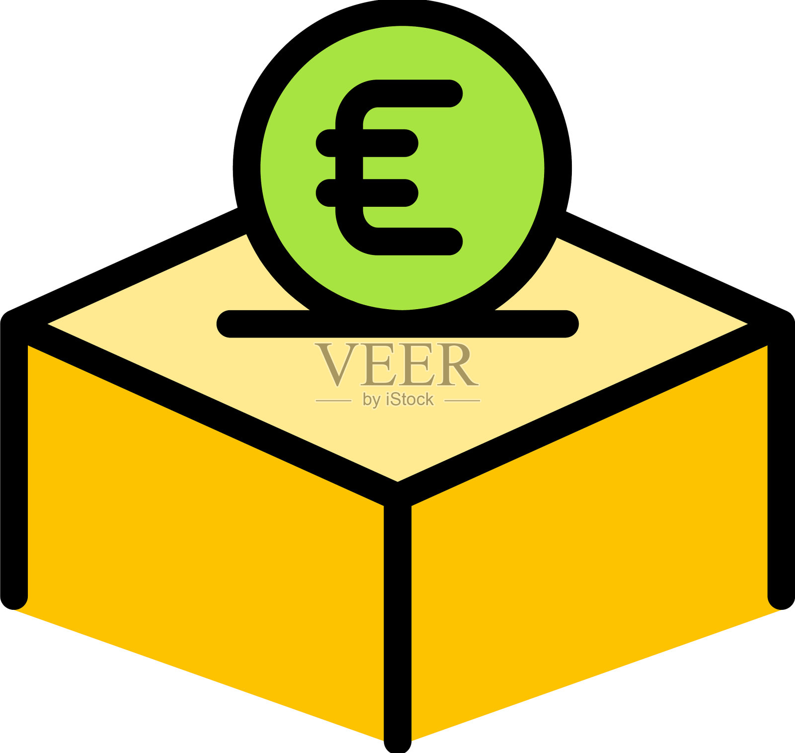 帮助慈善图标变平插画图片素材