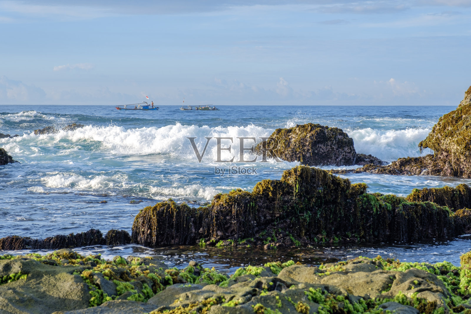sawarna海滩照片摄影图片