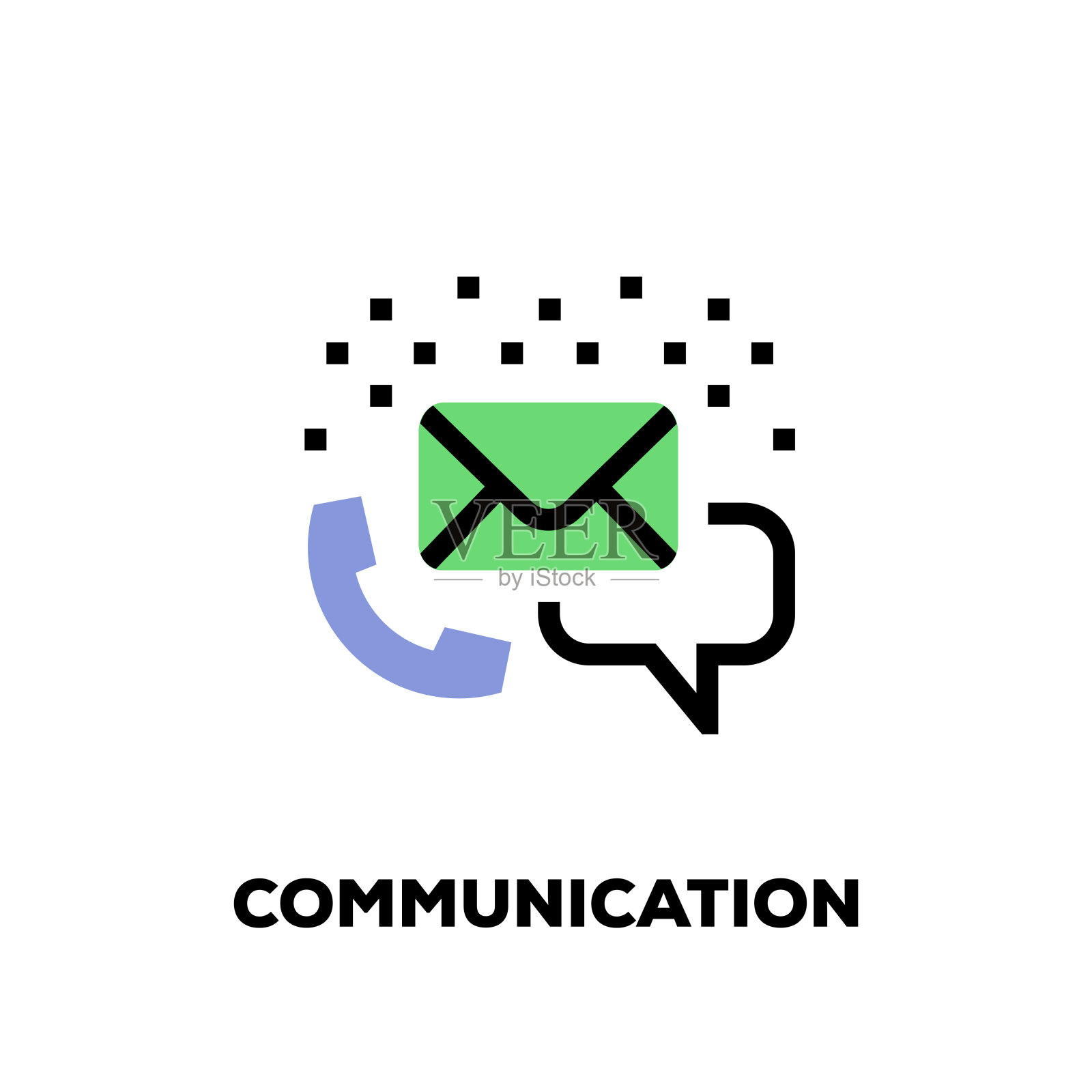 沟通图标插画图片素材