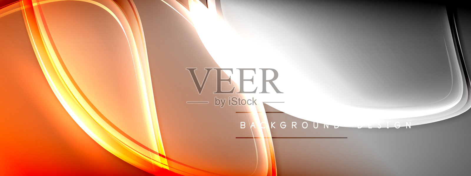 抽象背景-液体透明插画图片素材