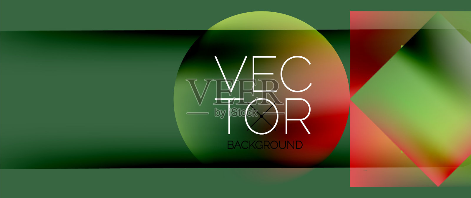 正方形和圆形设计流体色彩渐变插画图片素材