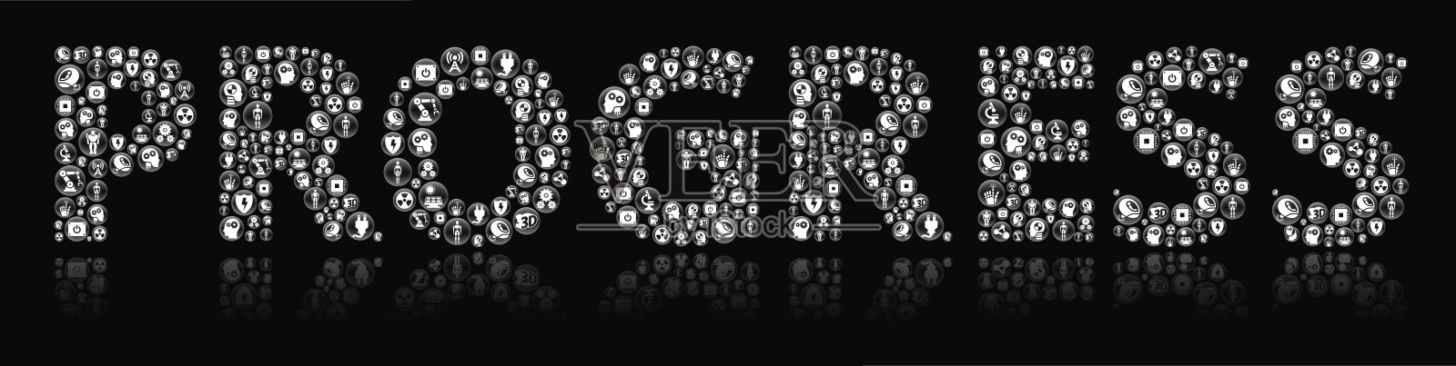 进展机器人和机器人黑色矢量按钮模式插画图片素材