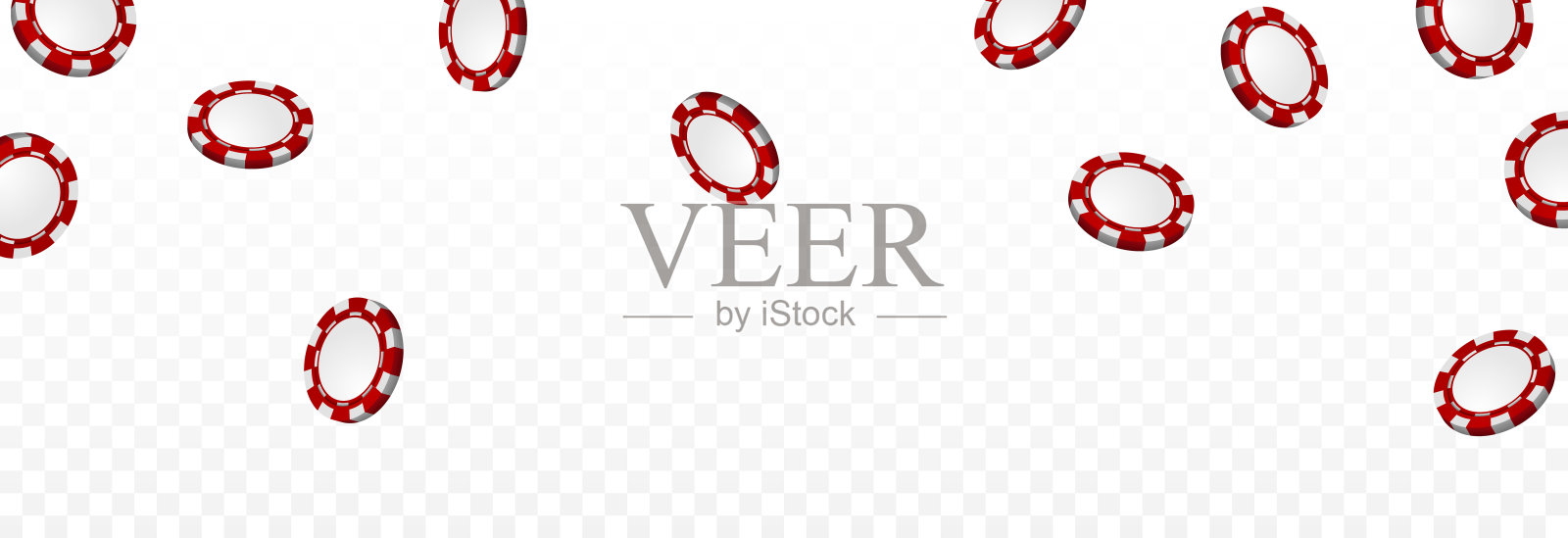 矢量赌场的筹码从天而降。芯片,赌场。红筹股。大奖得主,扑克。插画图片素材