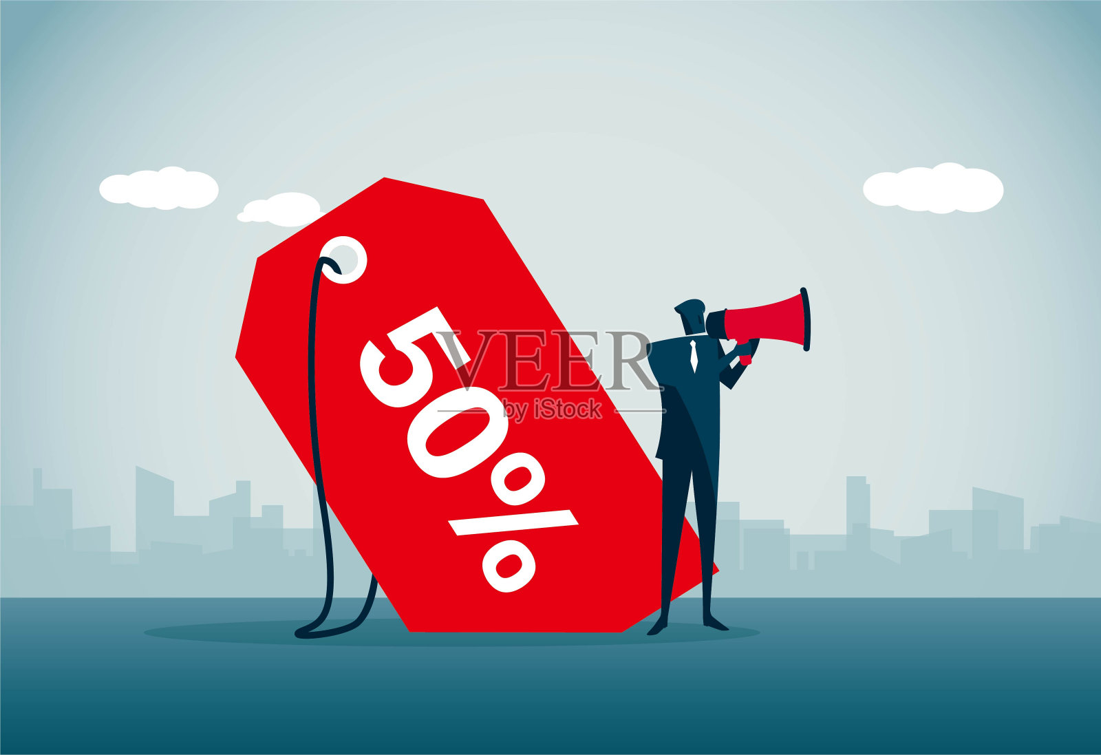 商业策略插画图片素材