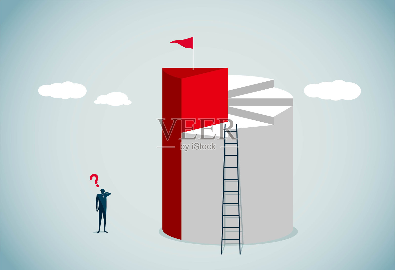 那些想要有所成就的人插画图片素材