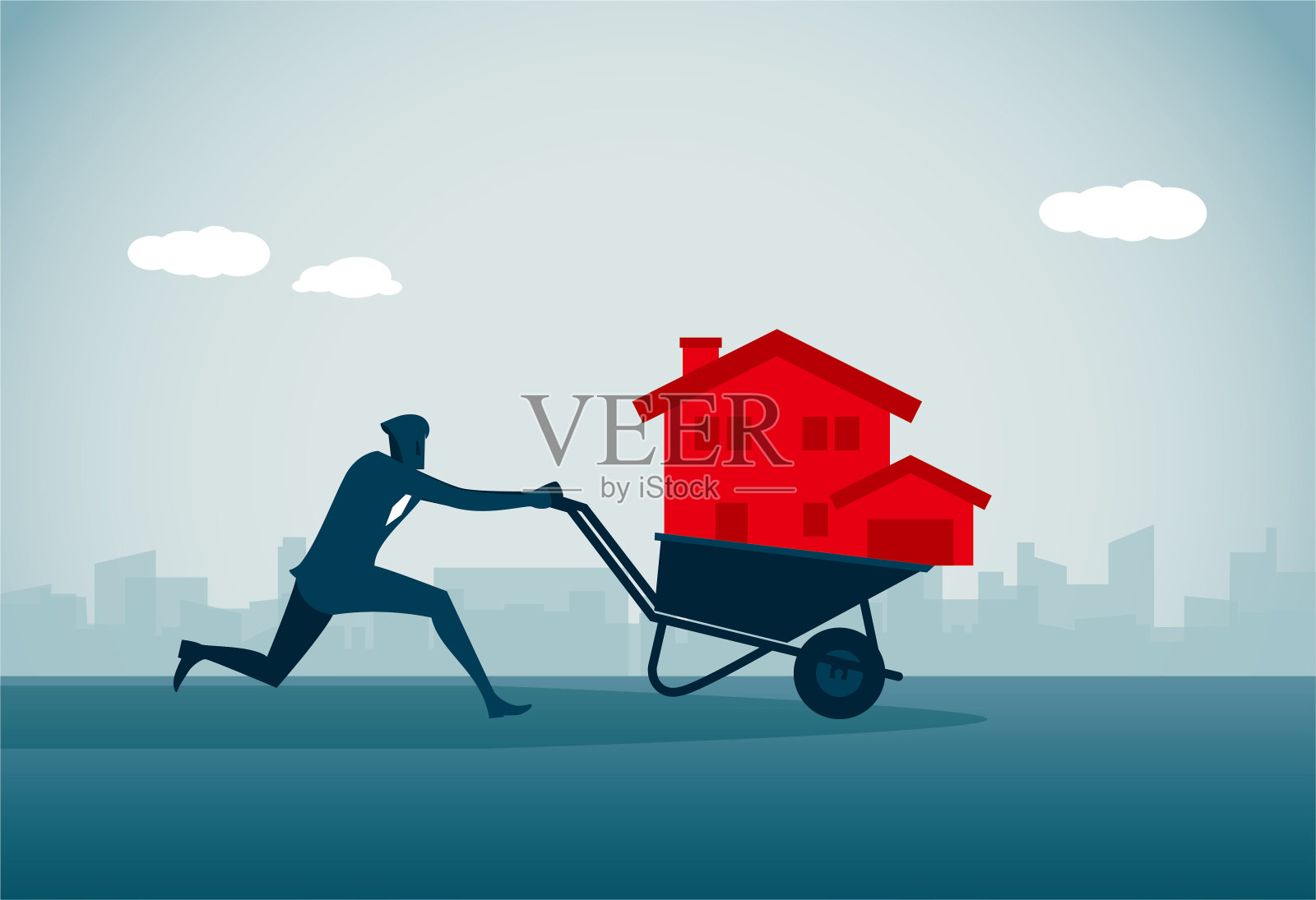 家庭插画图片素材