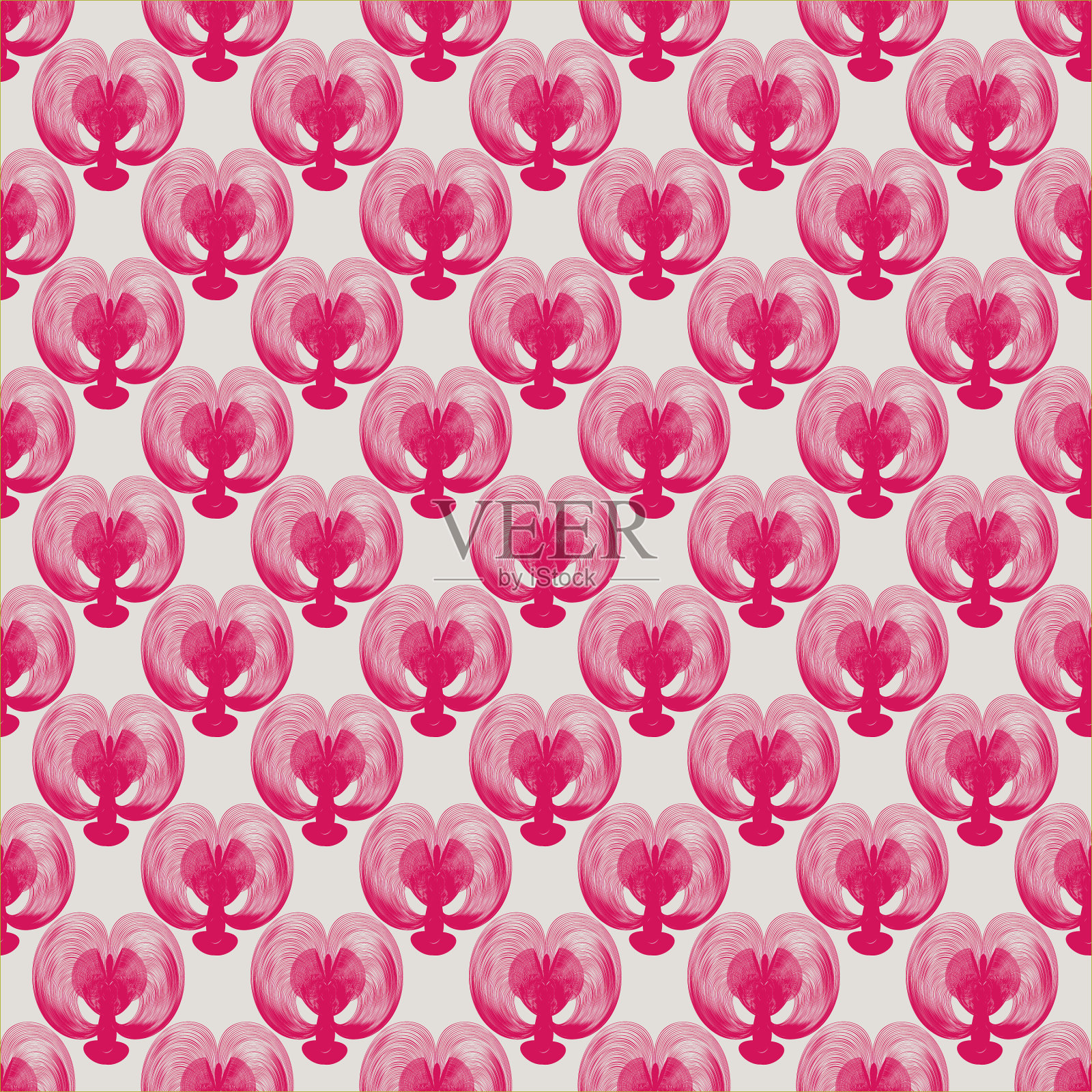 轮廓的发型插画图片素材