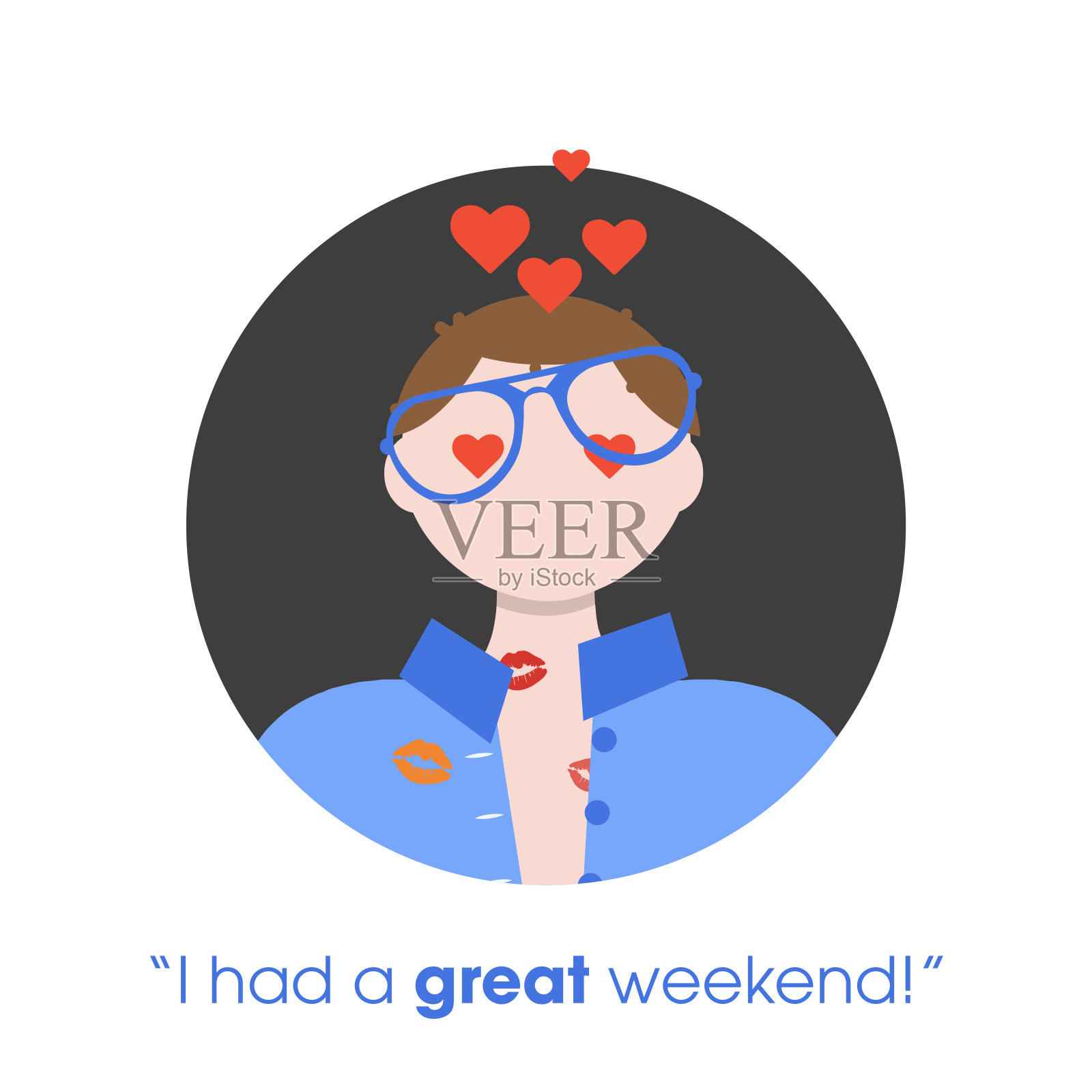 党人图标-男性插画图片素材