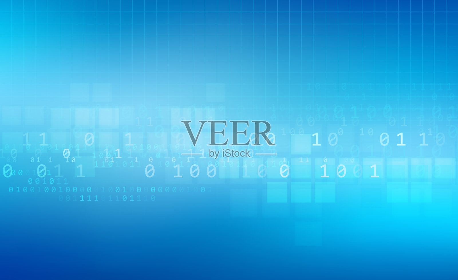 抽象蓝色技术背景插画图片素材