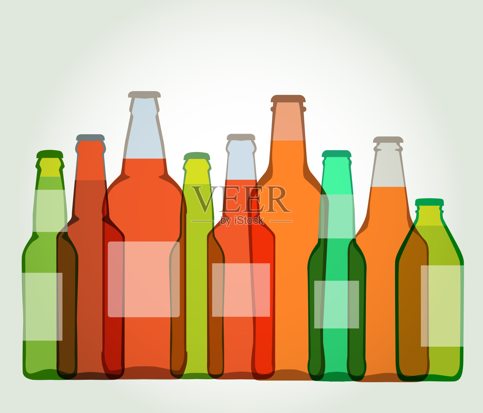 精酿啤酒插画图片素材