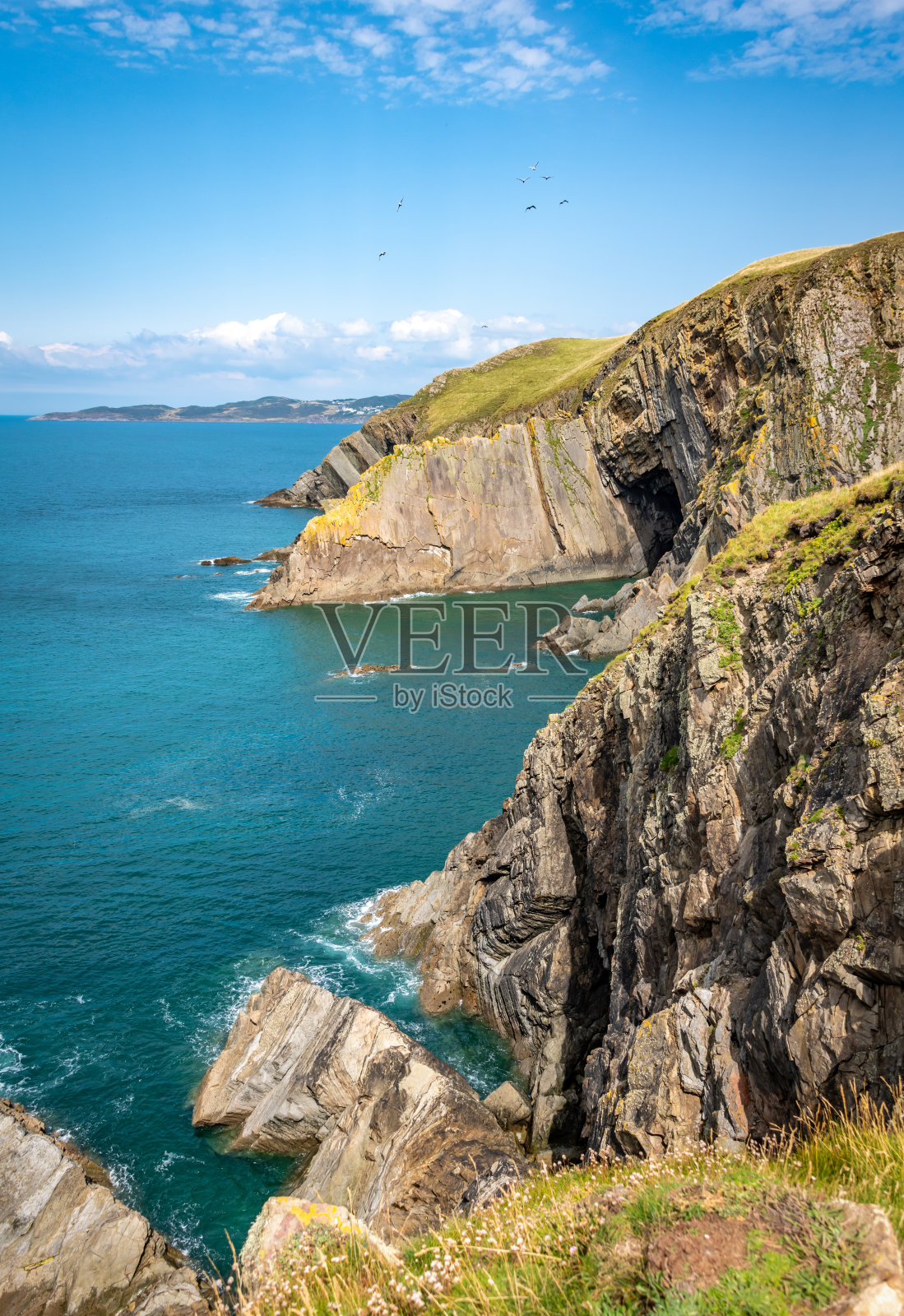 北德文郡的Baggy Point照片摄影图片