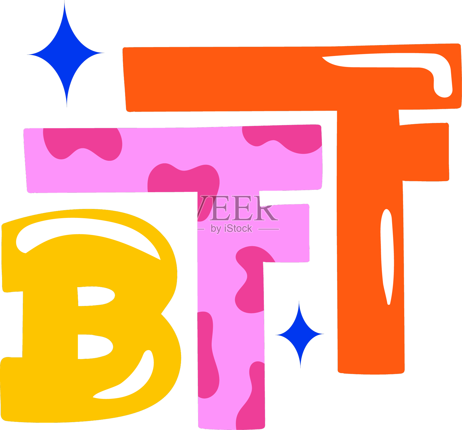 bff词设计元素图片