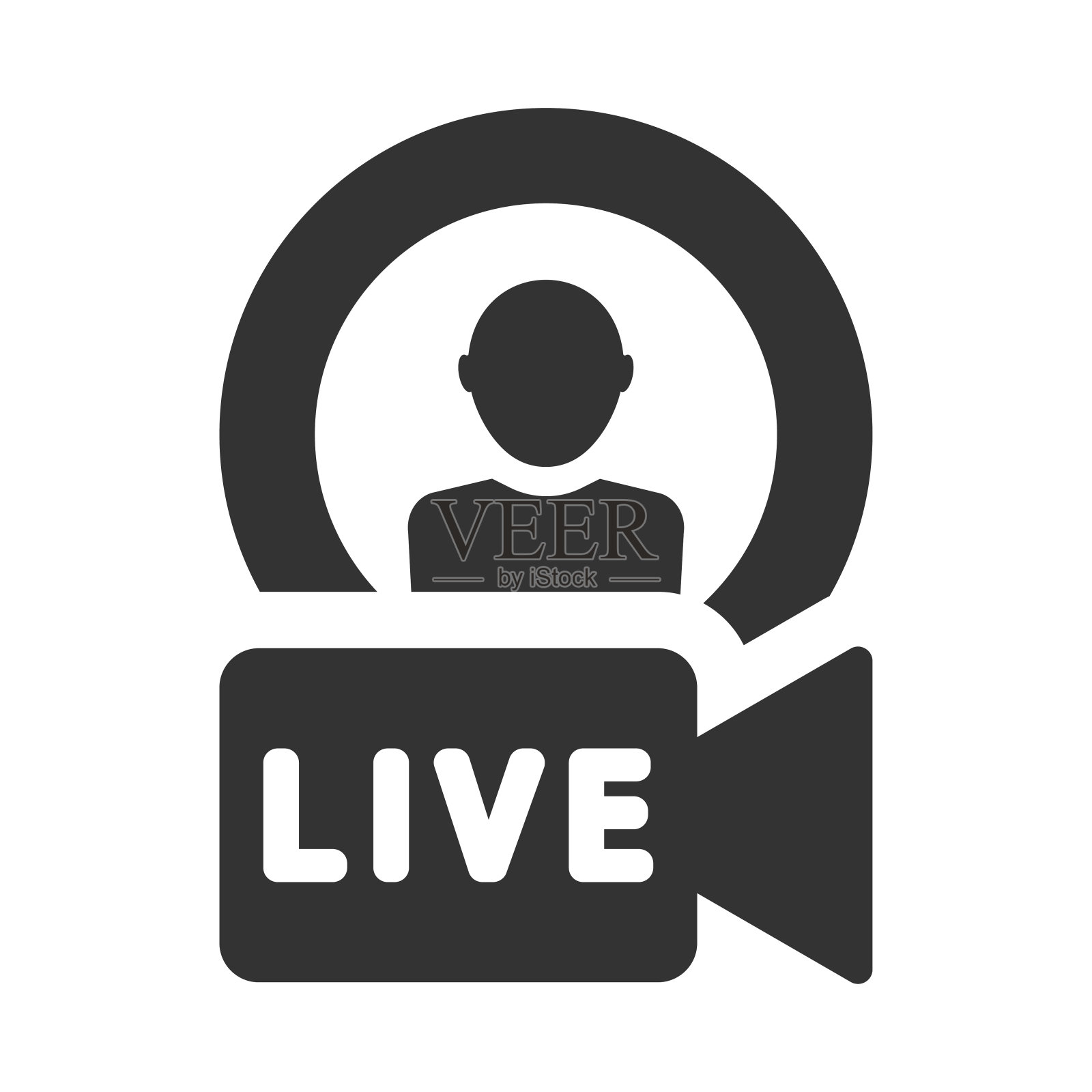 直播图标插画图片素材