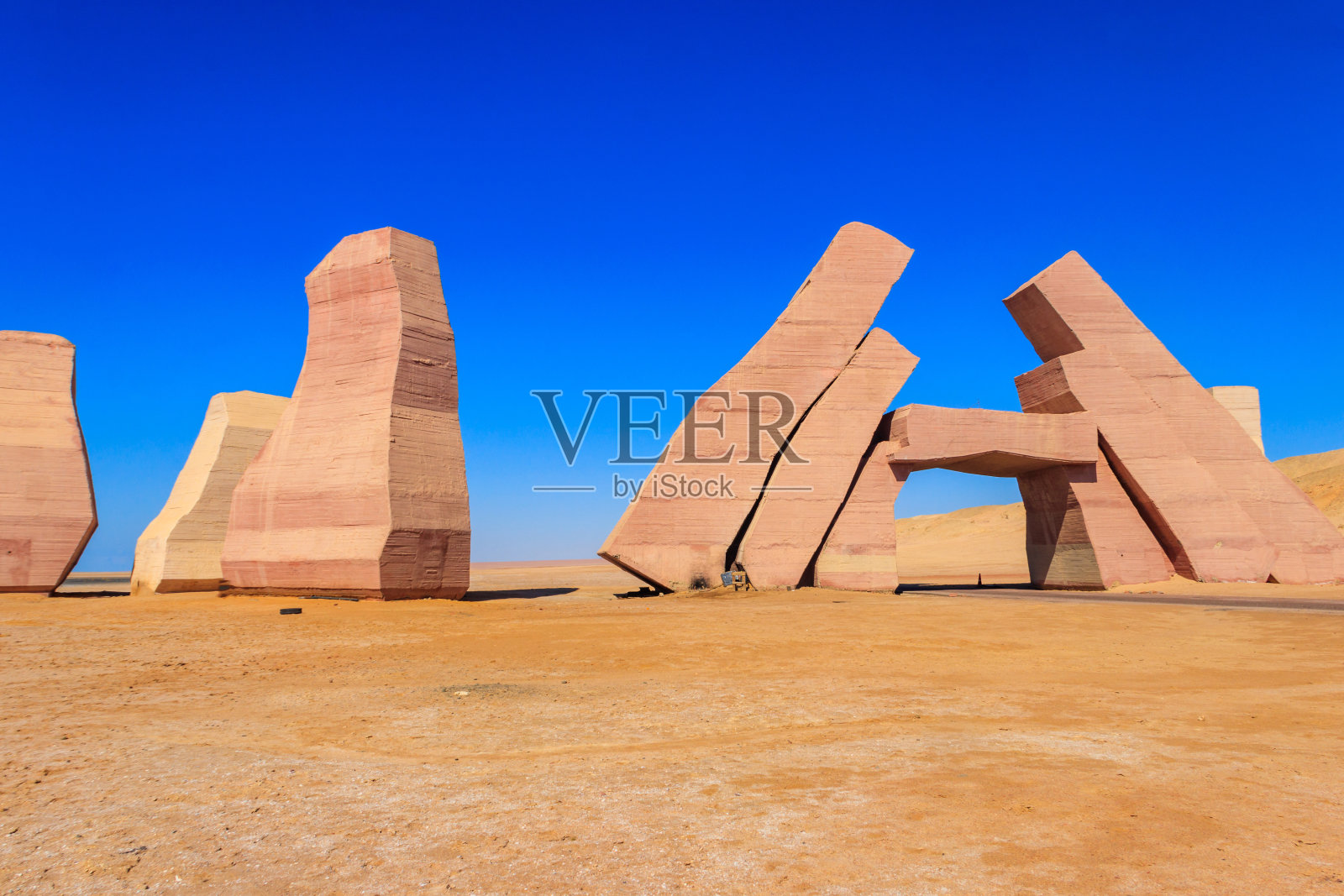 埃及西奈半岛拉斯穆罕默德国家公园的阿拉之门照片摄影图片