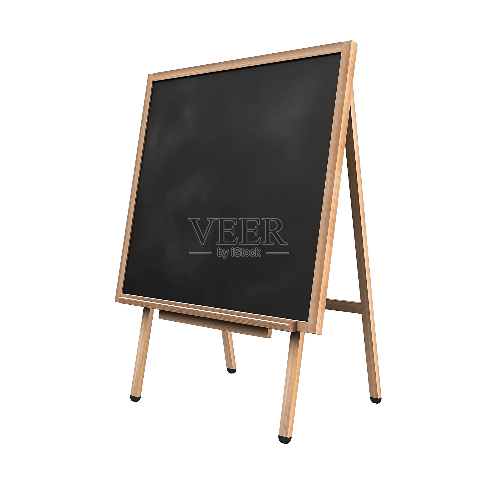 空白的黑板孤立在白色的背景上照片摄影图片