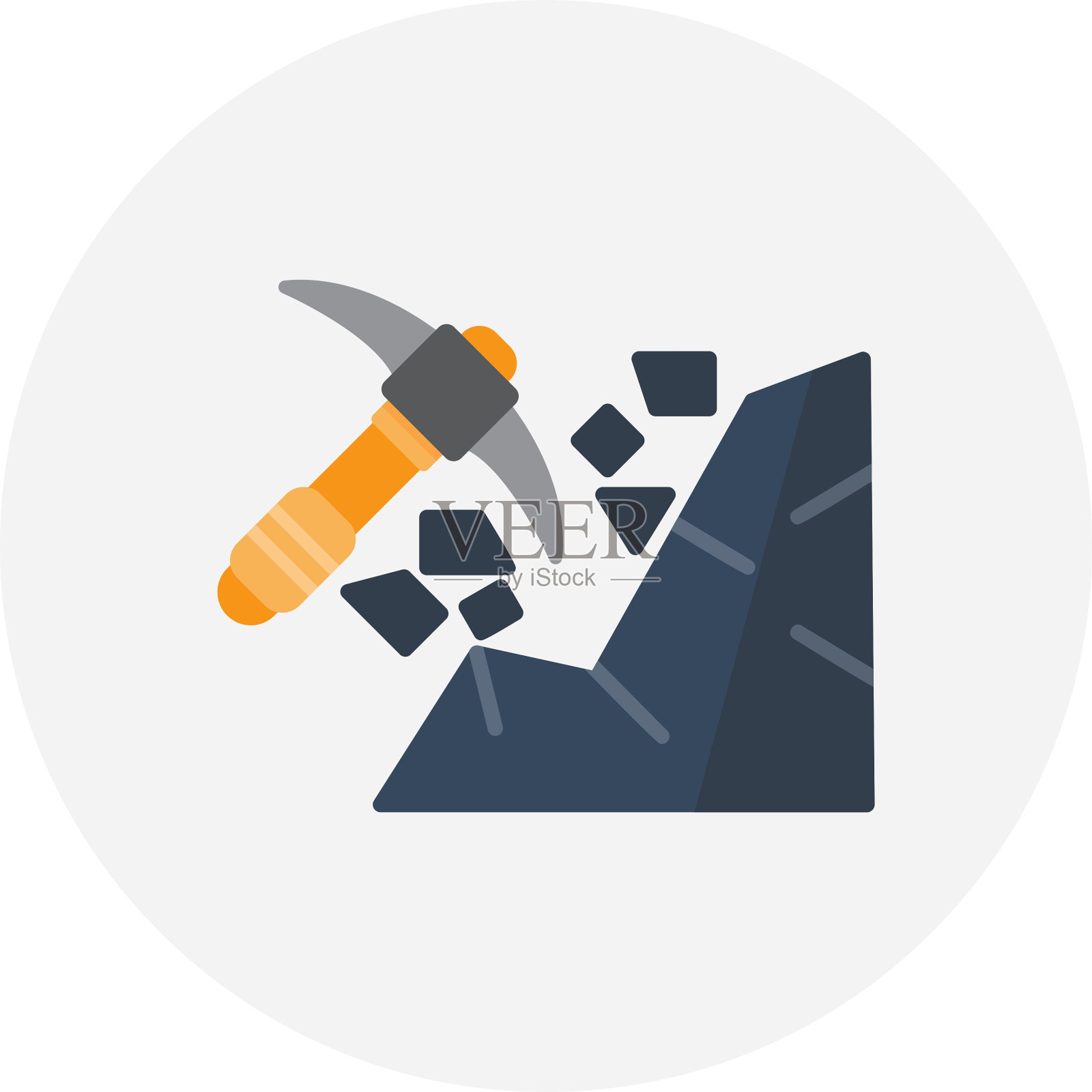 矿业图标插画图片素材