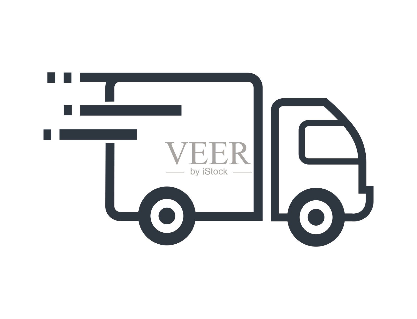 载货汽车标志插画图片素材