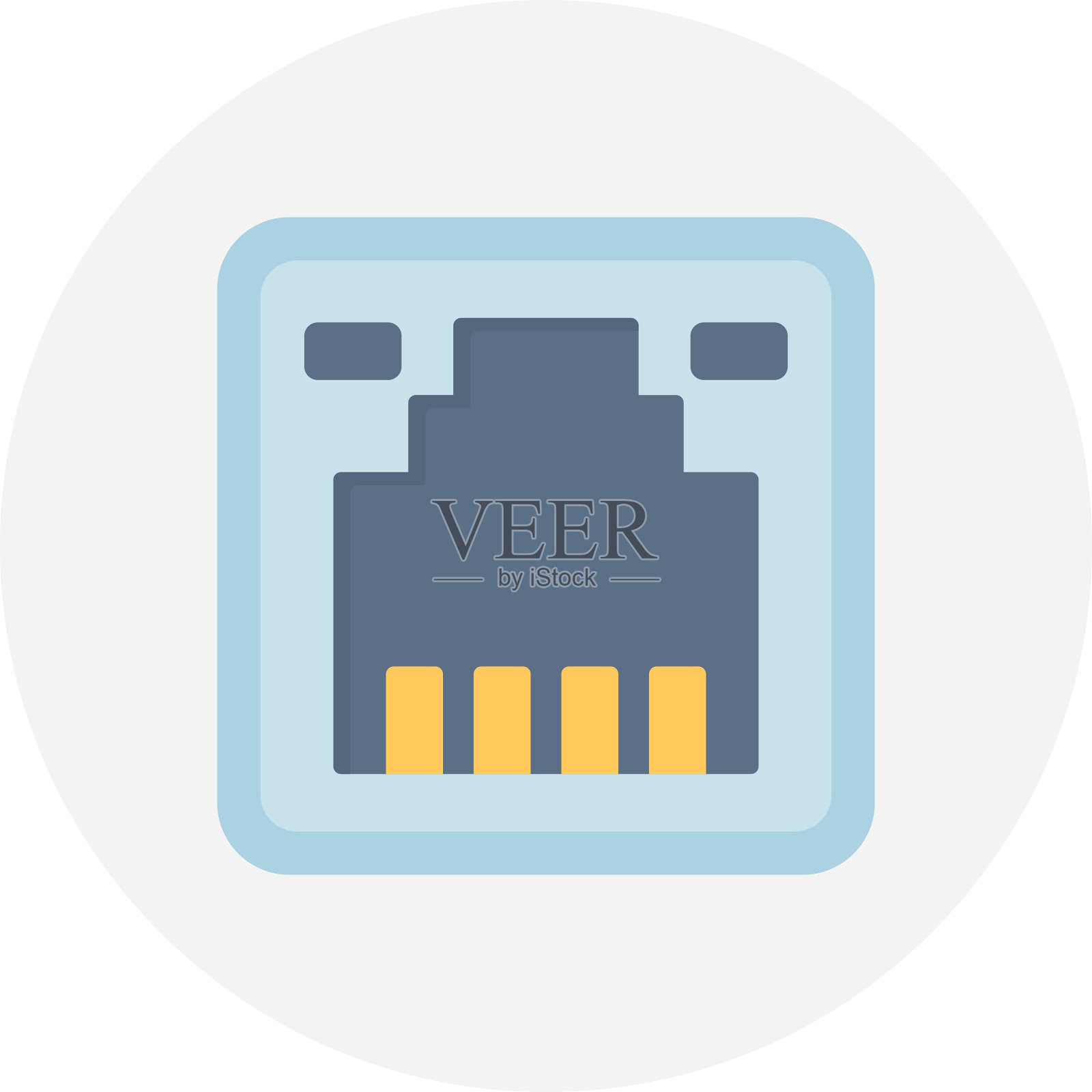 局域网图标插画图片素材