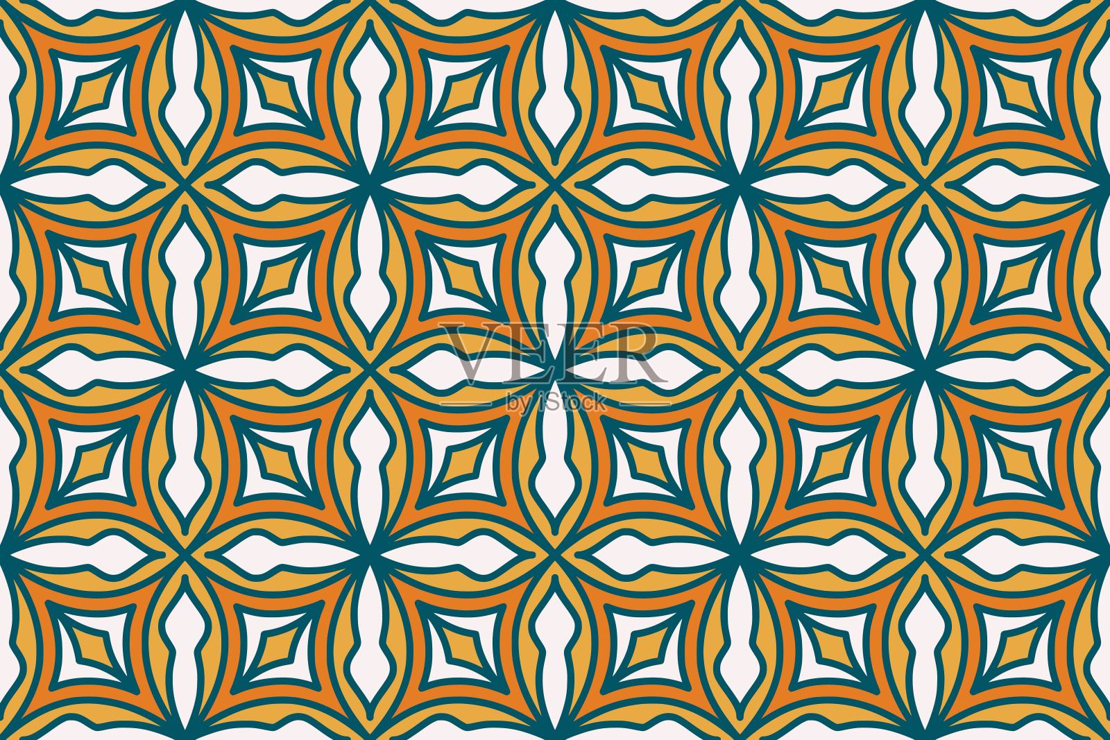 无缝抽象几何形状图案插画图片素材