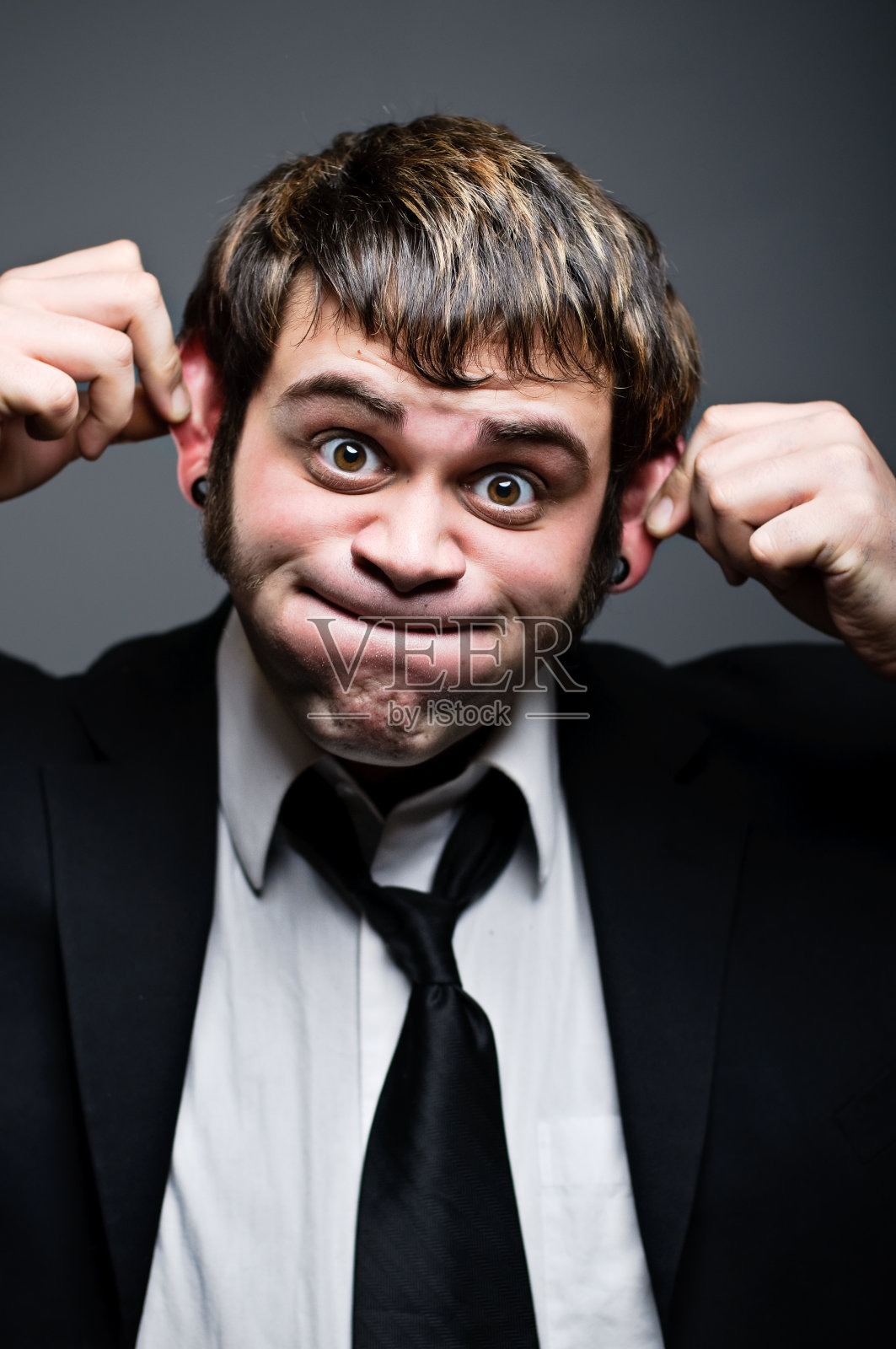 胡闹的肖像照片摄影图片