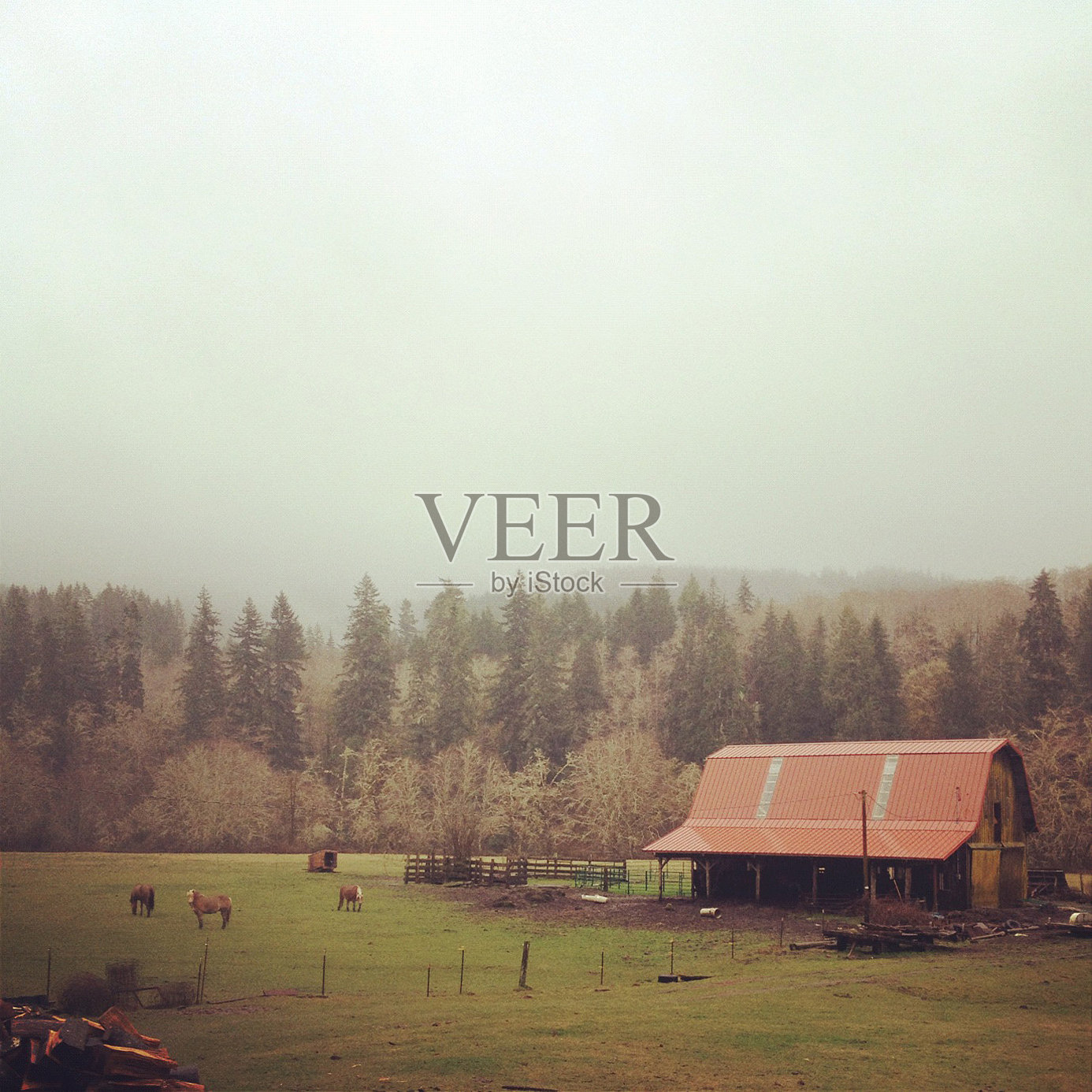 俄勒冈州的农场照片摄影图片