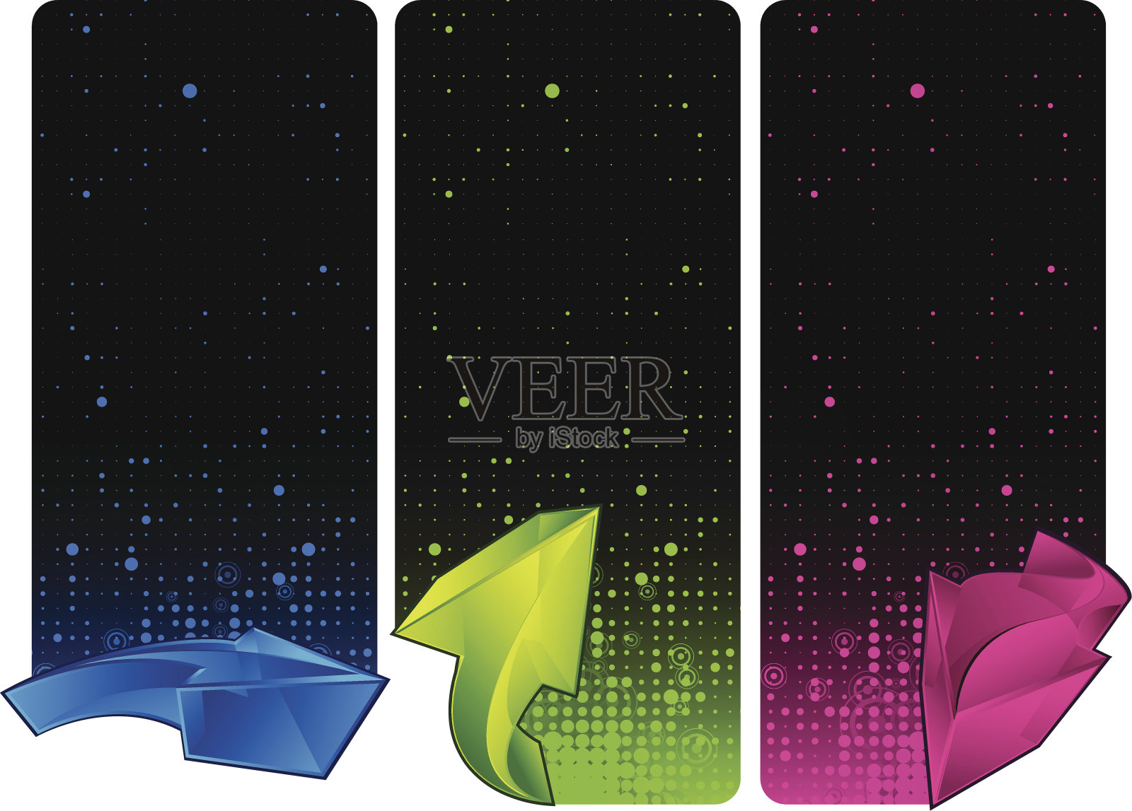 水晶箭空间插画图片素材