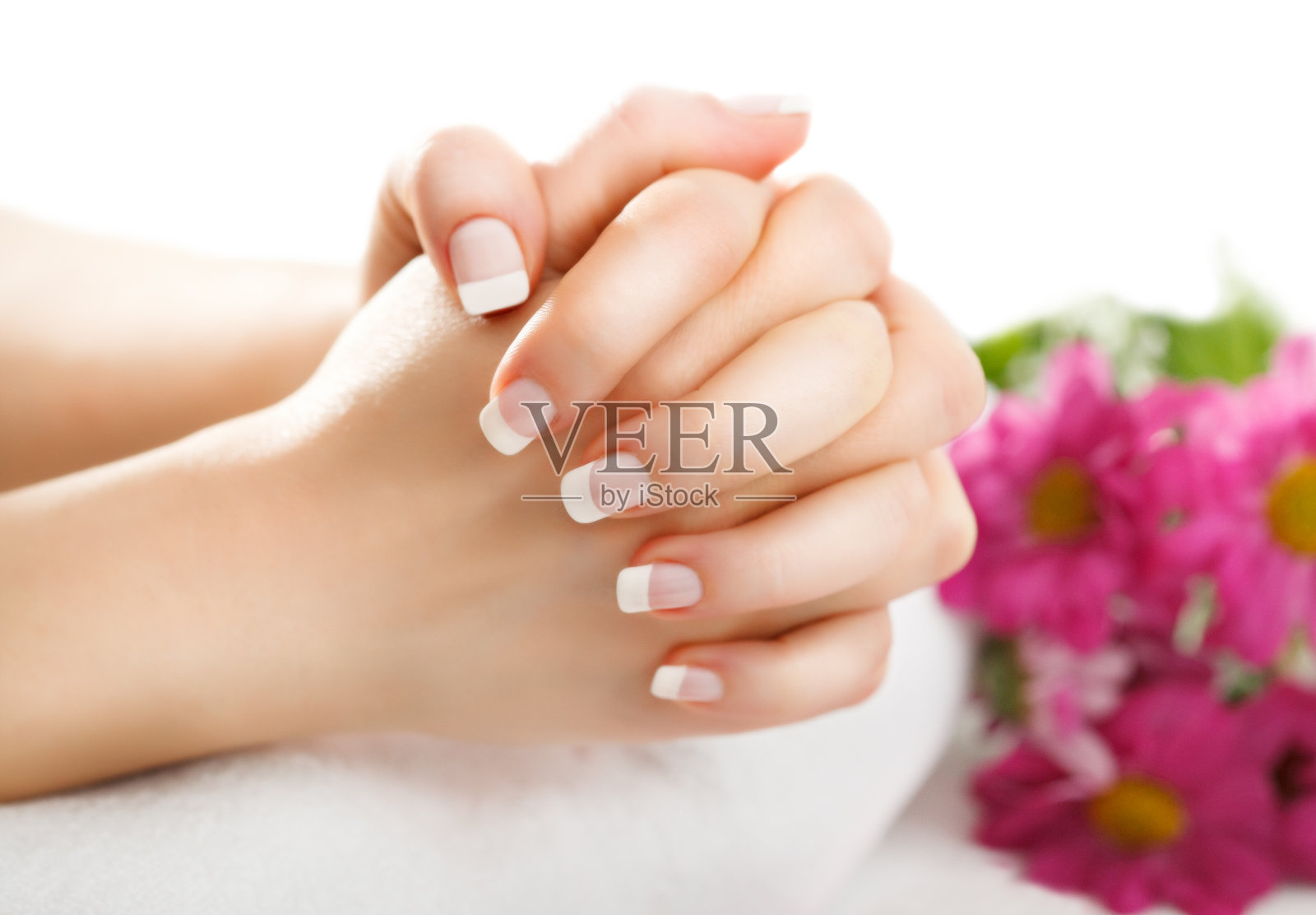 修指甲照片摄影图片