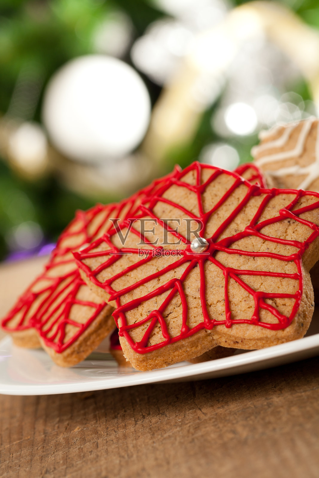 圣诞饼干照片摄影图片
