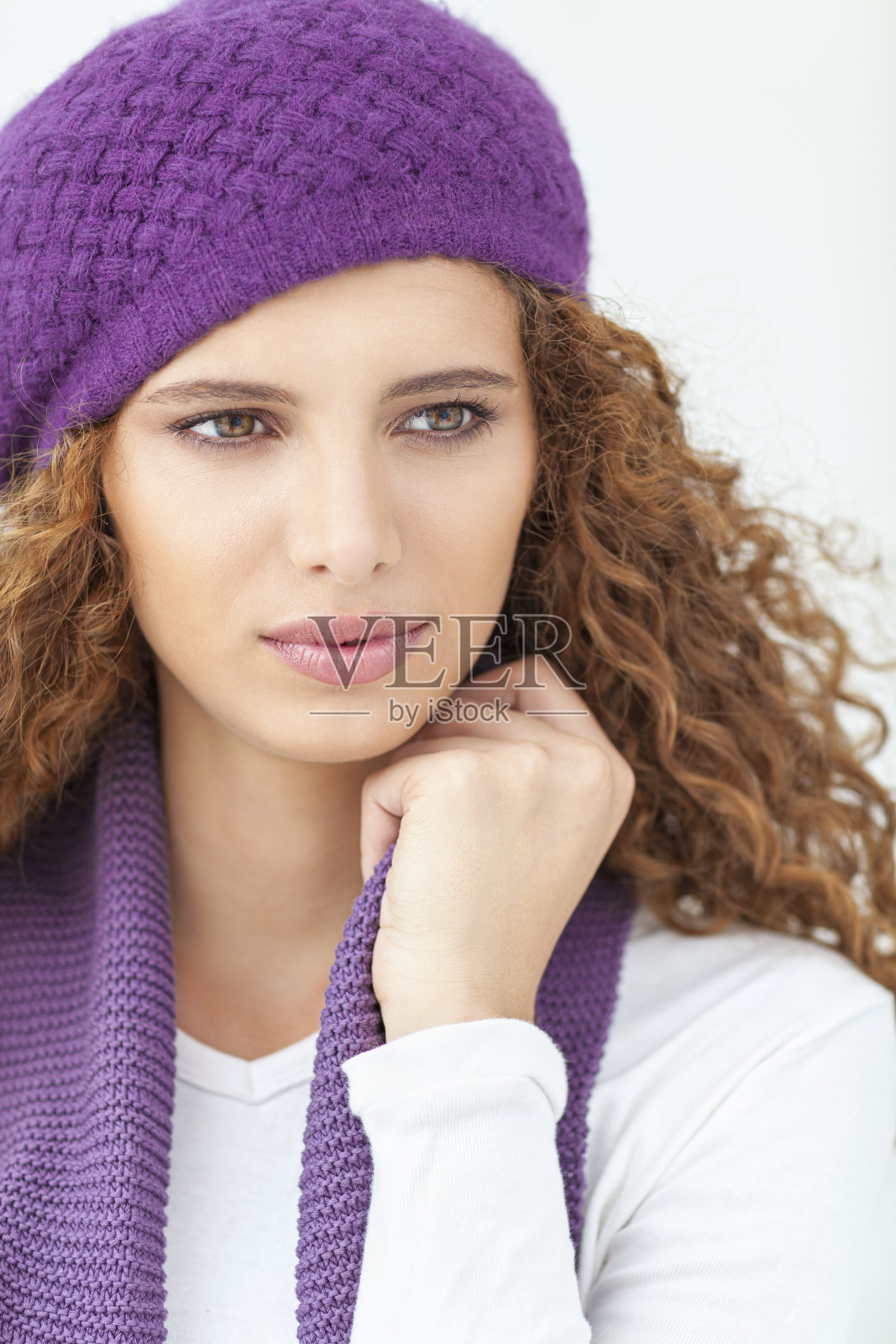 冬天的肖像照片摄影图片