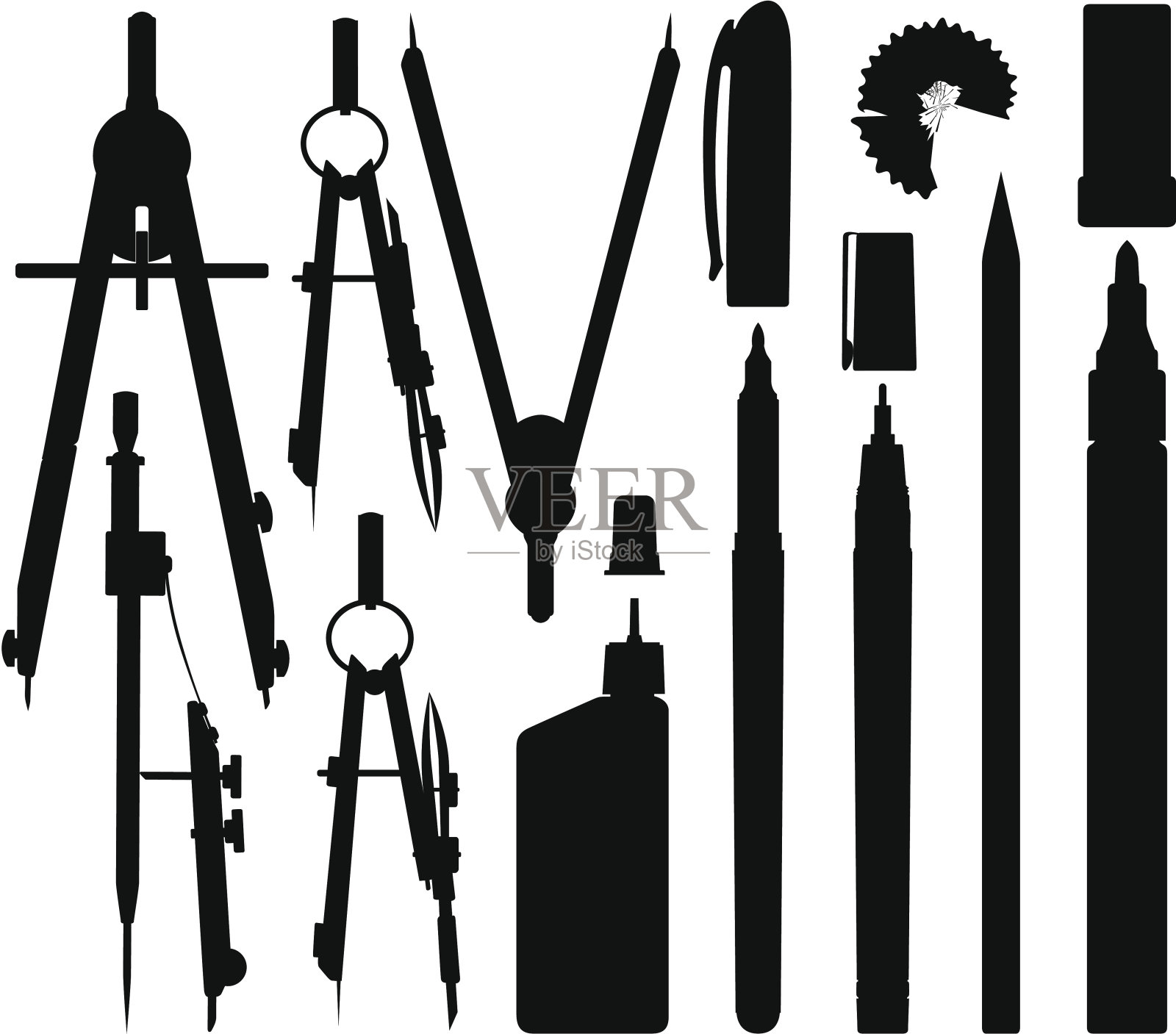 工程师的工具插画图片素材