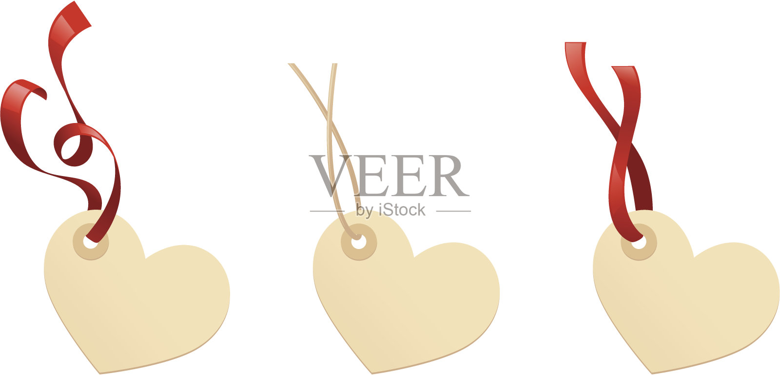 爱的标签插画图片素材