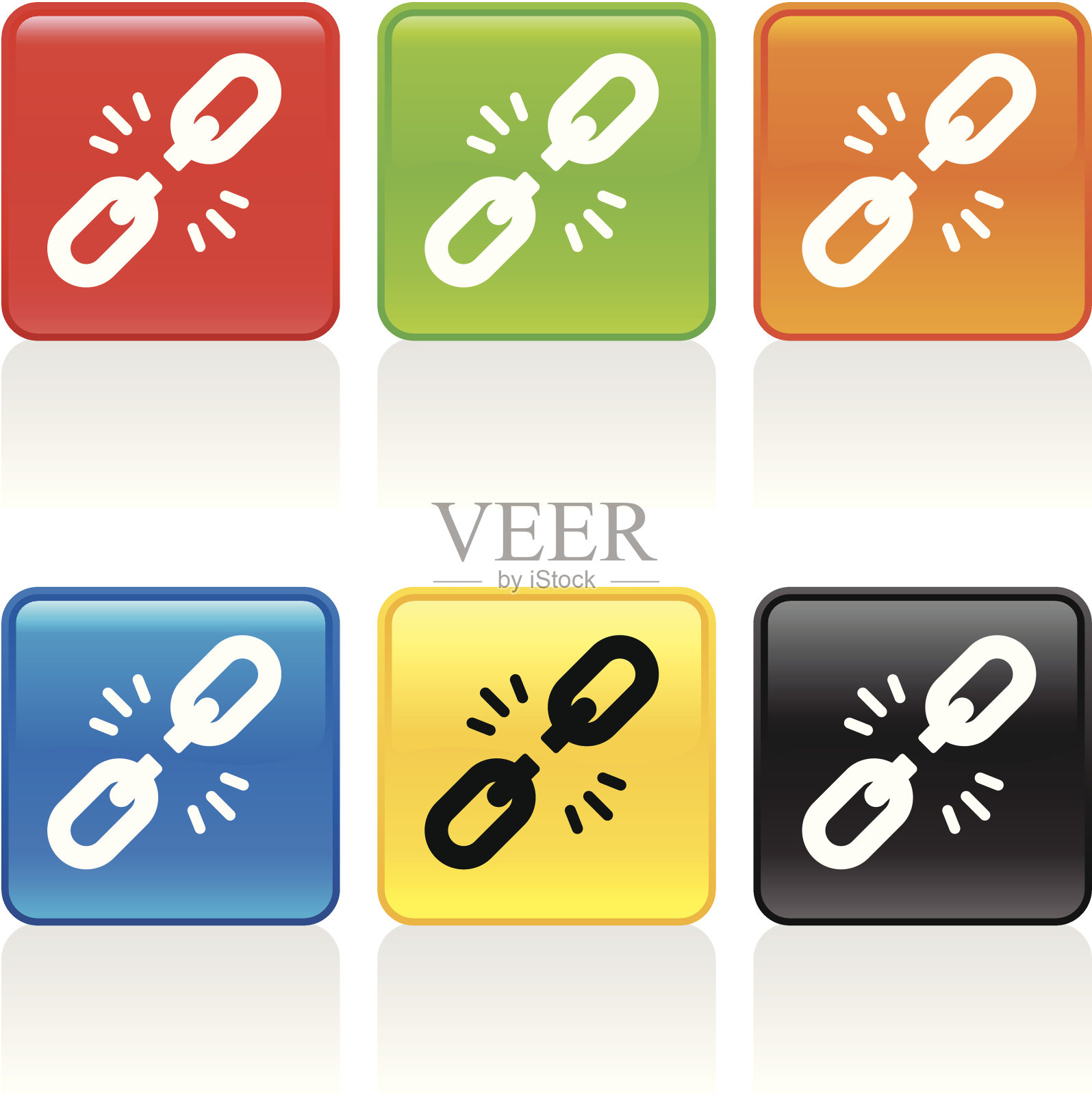 失效链接图标插画图片素材