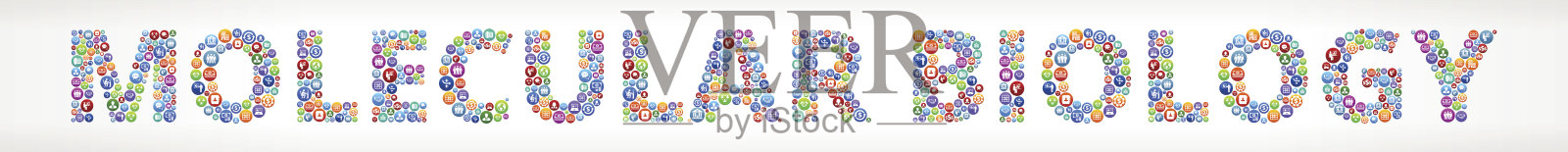 分子生物学商业和金融矢量按钮。插画图片素材