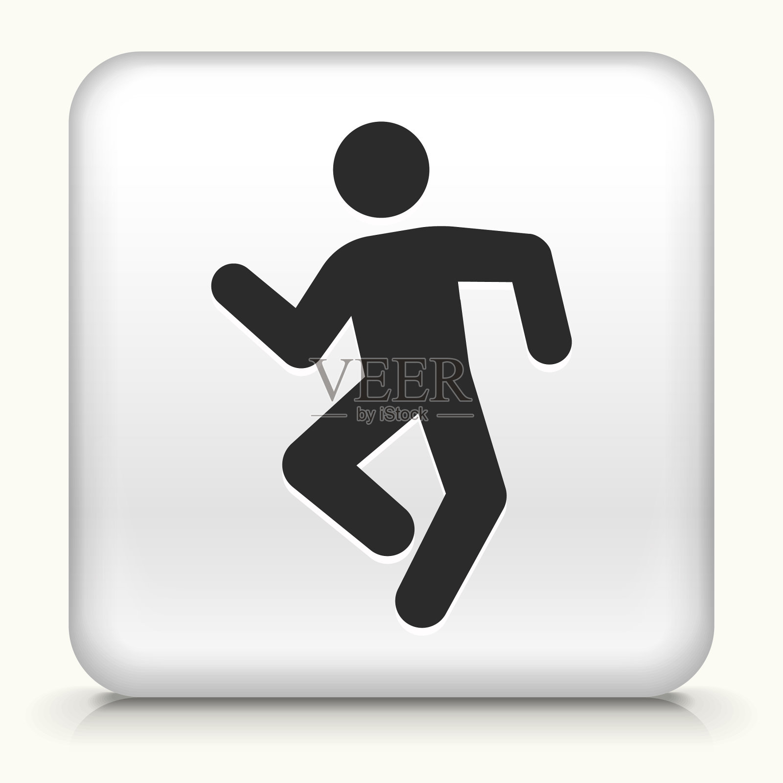 男人玩得很开心插画图片素材