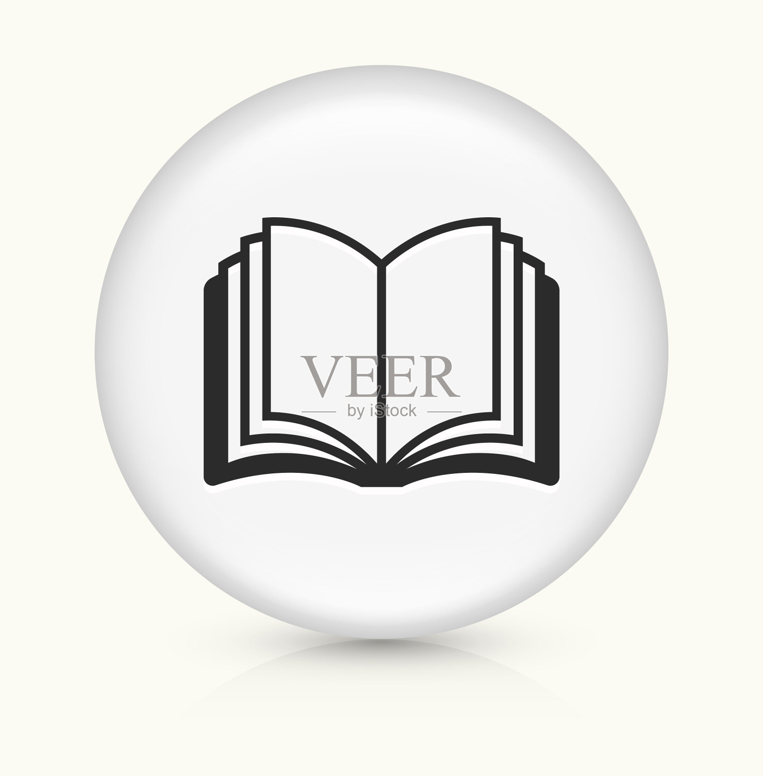 打开书。插画图片素材